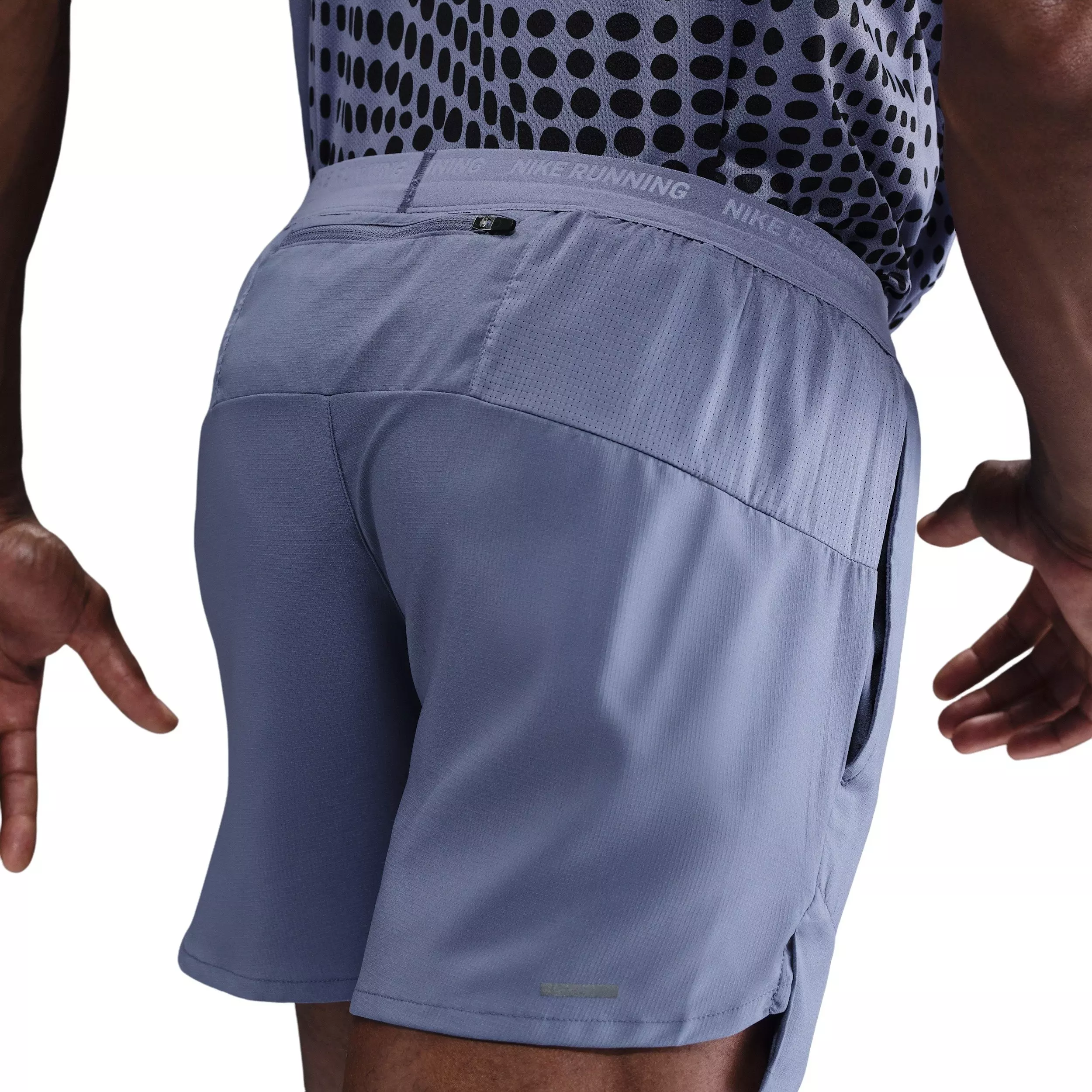 Nike Men's Stride Dri-FIT 5" Brief-Lined Running Shorts - Blue - BLUE