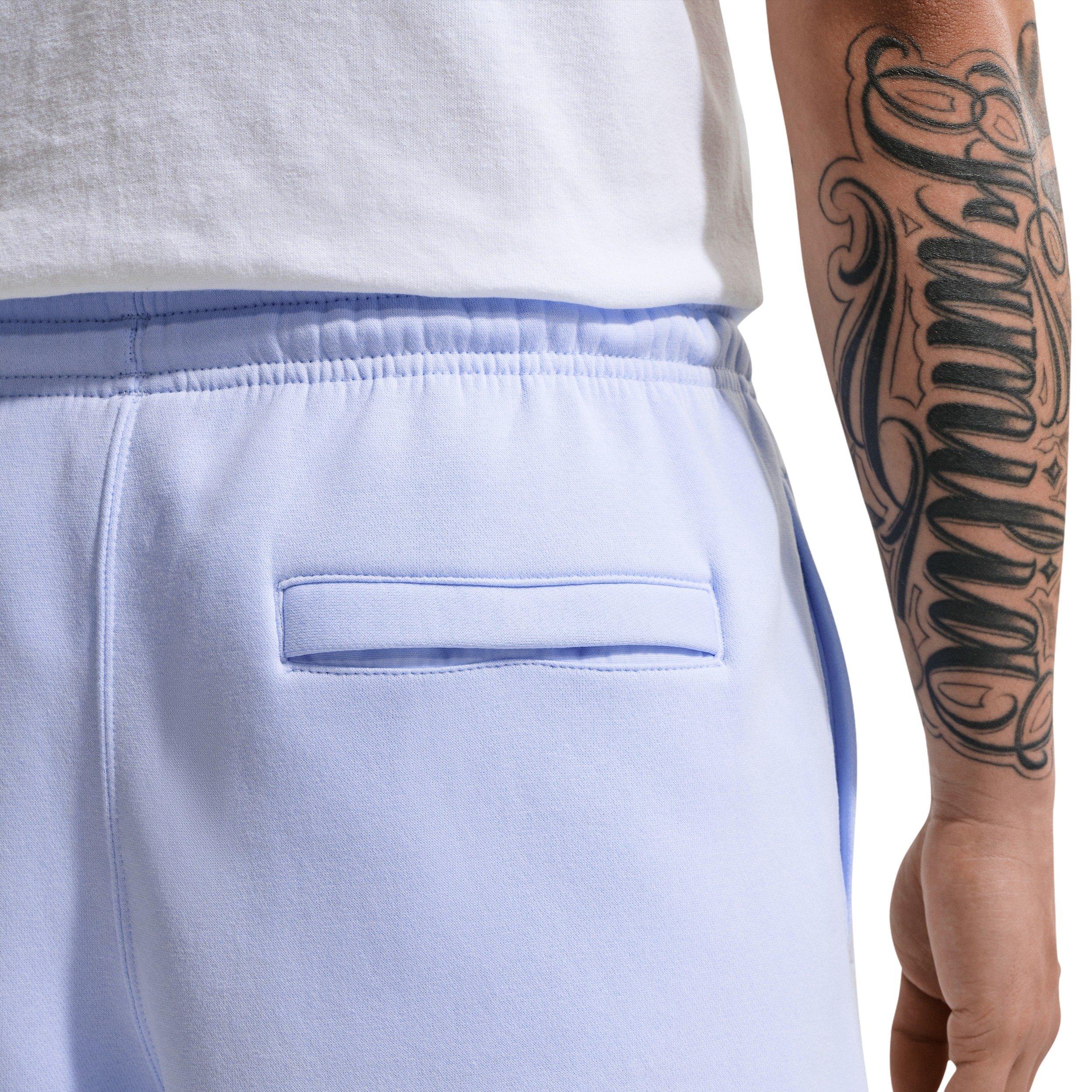 Nike Men's Club BB Short Graphic Fleece Shorts - BLUE Thumbnail View 2