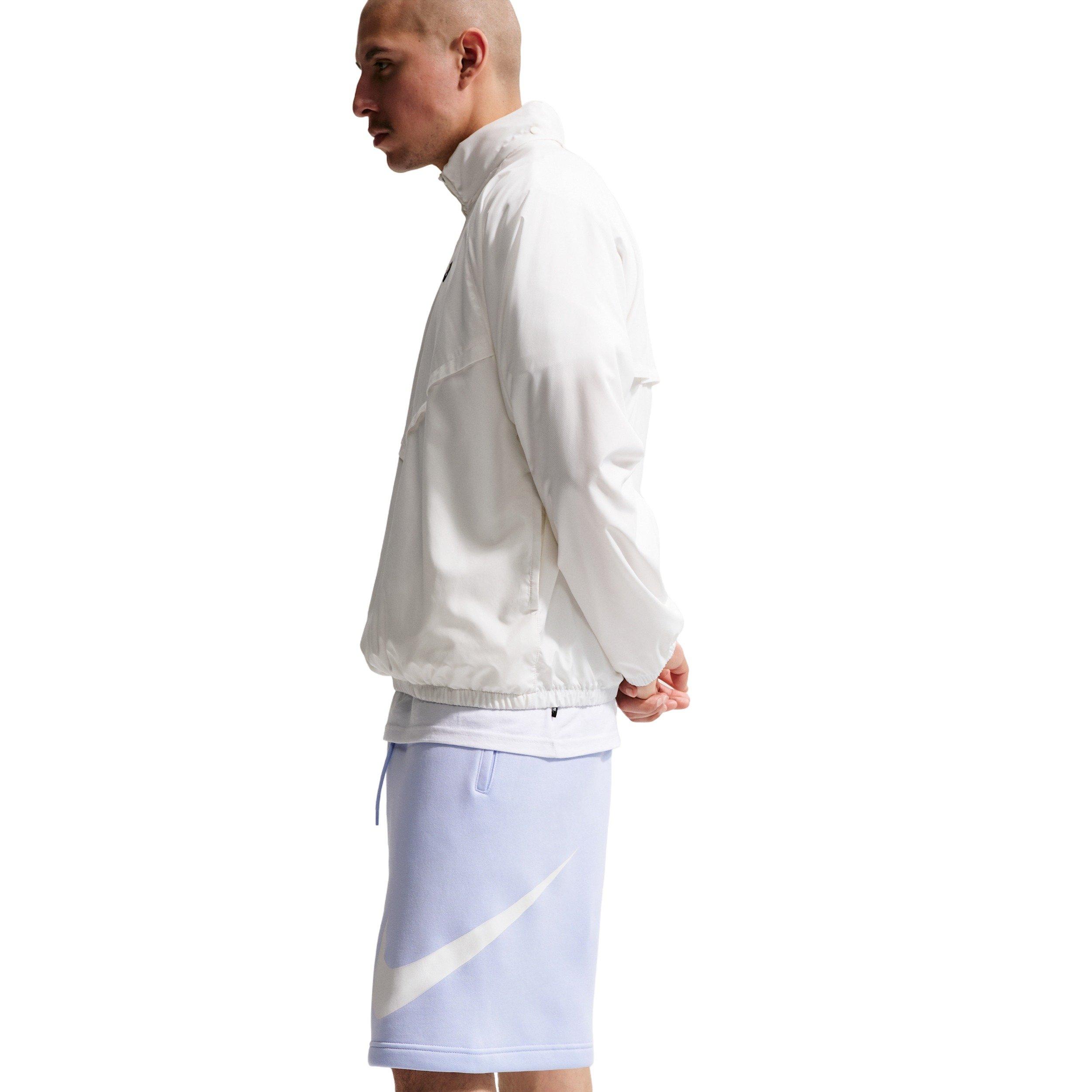 Nike Men's Club BB Short Graphic Fleece Shorts - BLUE Thumbnail View 4