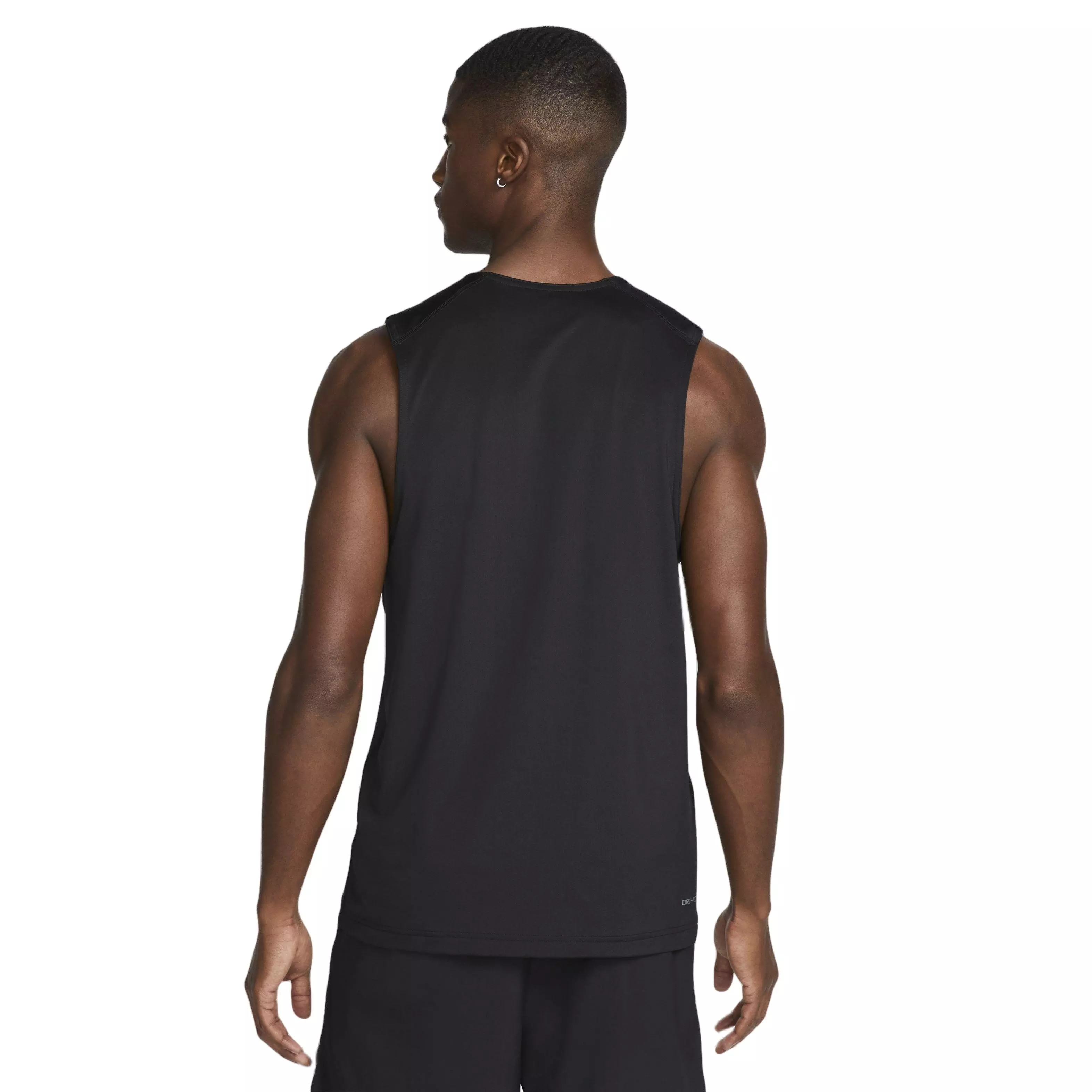 Nike Men's Dri-FIT Ready Fitness Tank - Black - BLACK