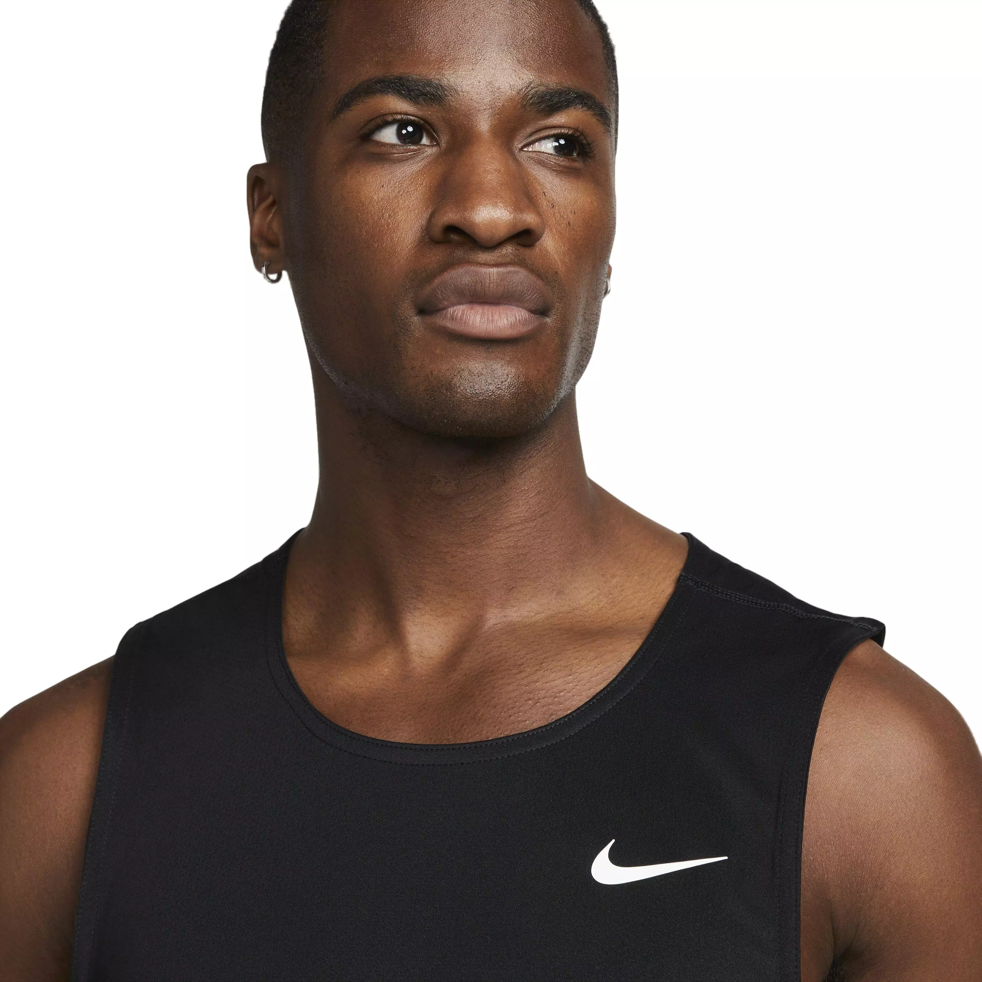 Nike Men's Dri-FIT Ready Fitness Tank - Black - BLACK