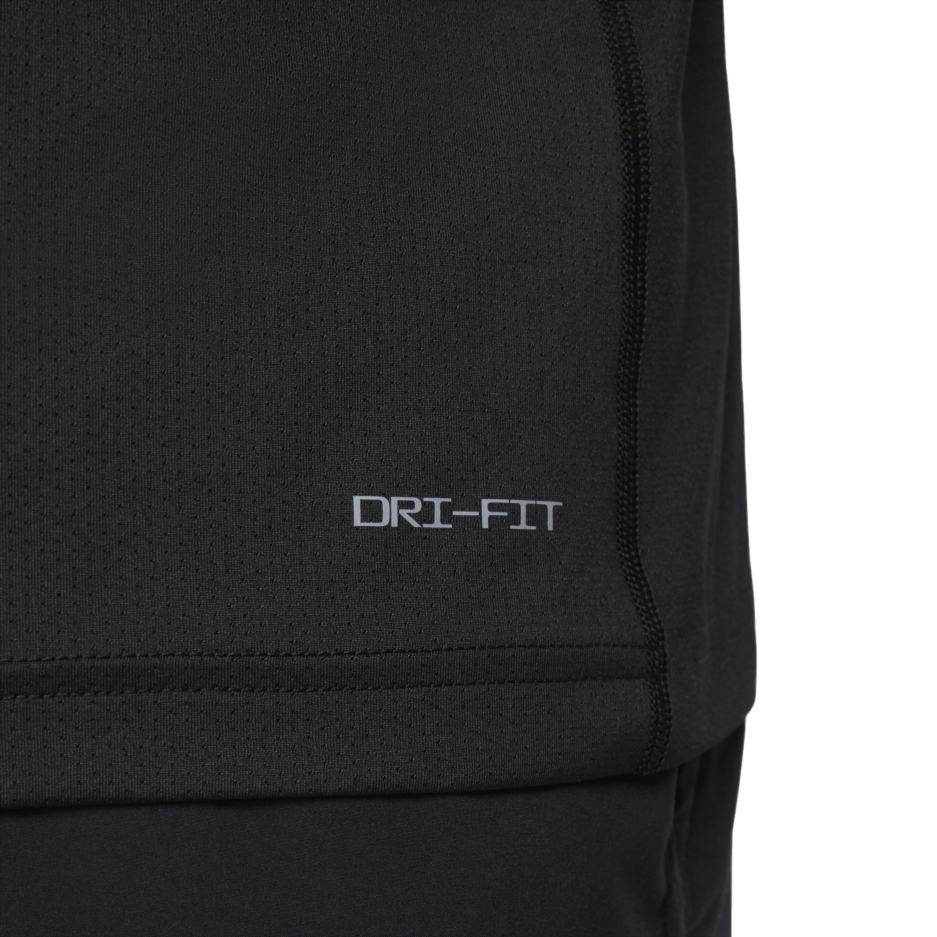 Nike Men's Dri-FIT Ready Fitness Tank - Black - BLACK Thumbnail View 4