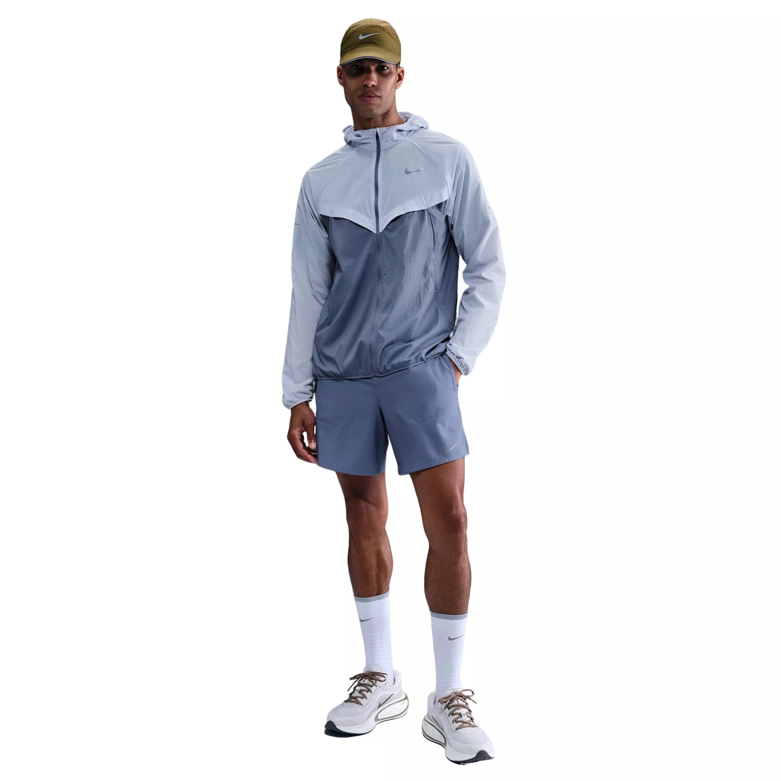 Nike Men's Stride Dri-FIT 7" 2-in-1 Running Shorts - Blue - BLUE