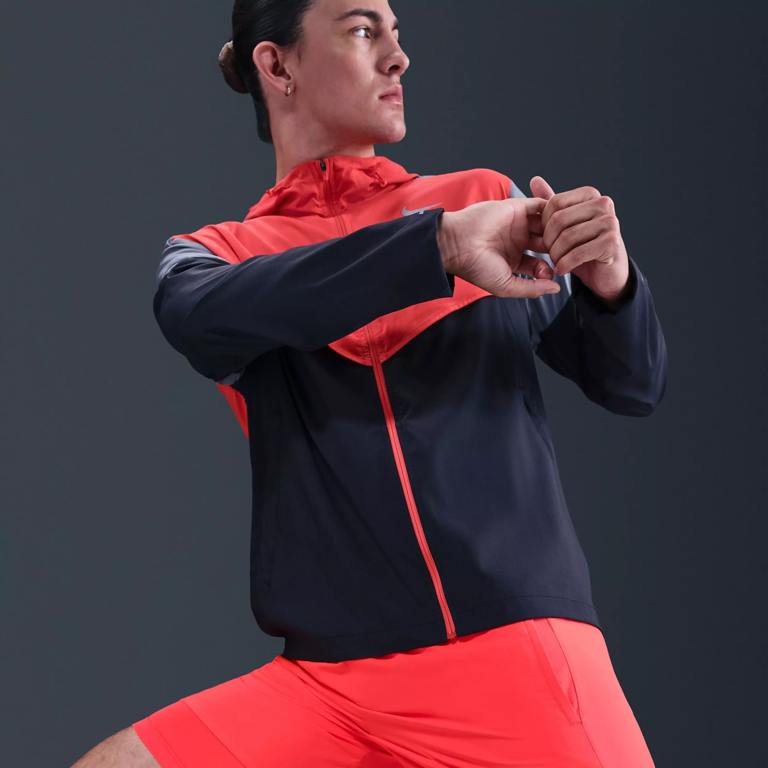 Nike Men's Stride Dri-FIT 7" 2-in-1 Running Shorts - Blue - RED