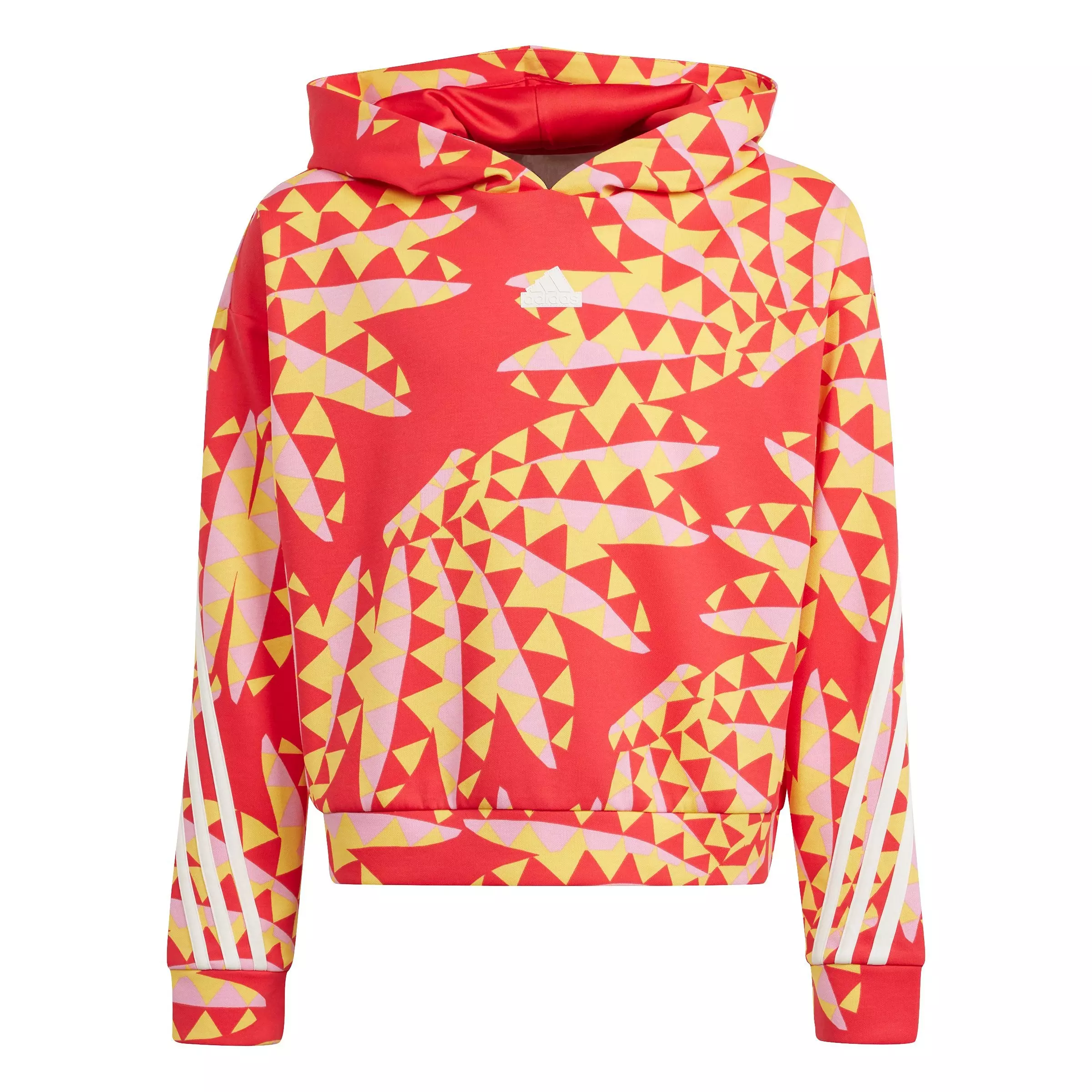 adidas Big Girls' x FARM Rio Hoodie -Red/Multi - RED/MULTI