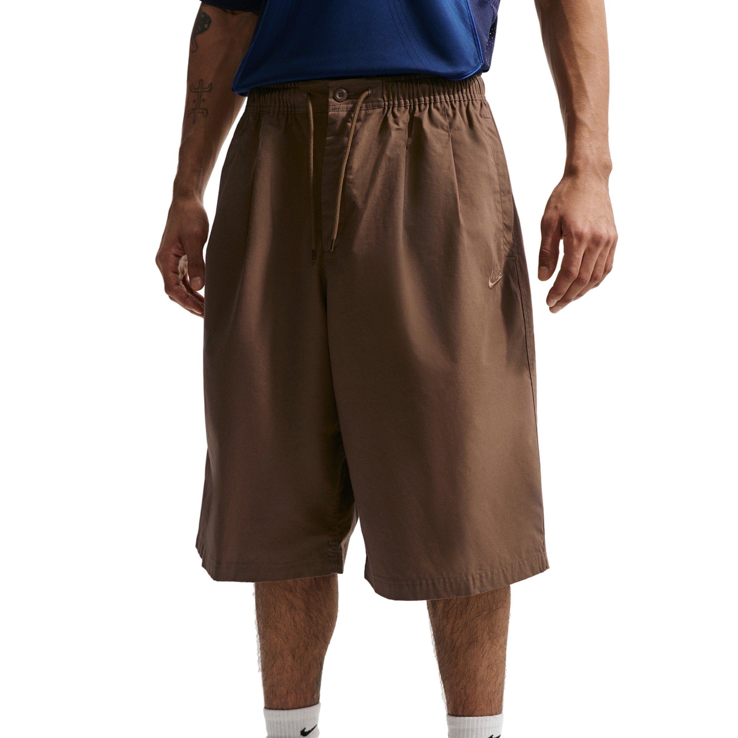 Nike Men's Club Seoul Oversized Shorts - BROWN Thumbnail View 1