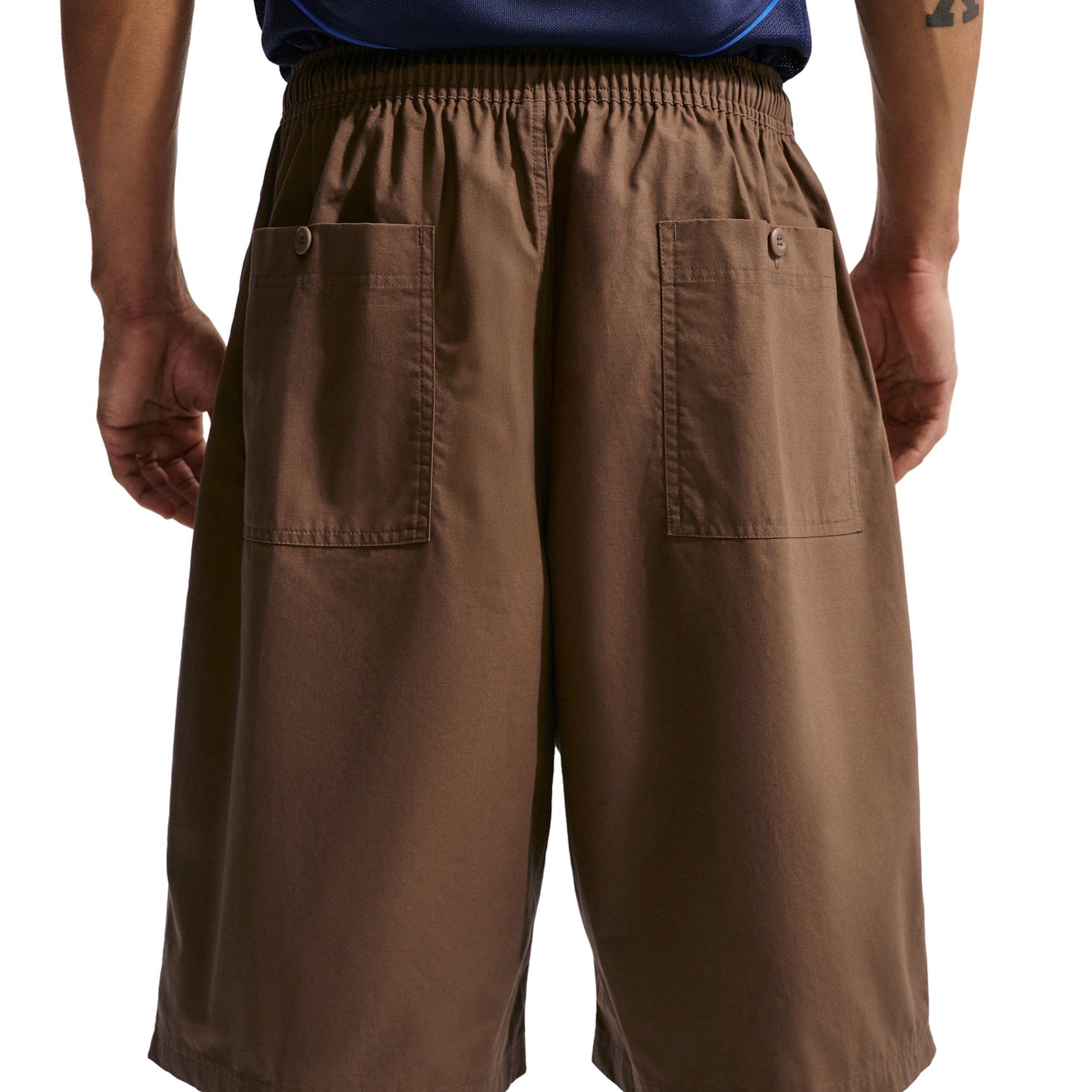 Nike Men's Club Seoul Oversized Shorts - BROWN Thumbnail View 2