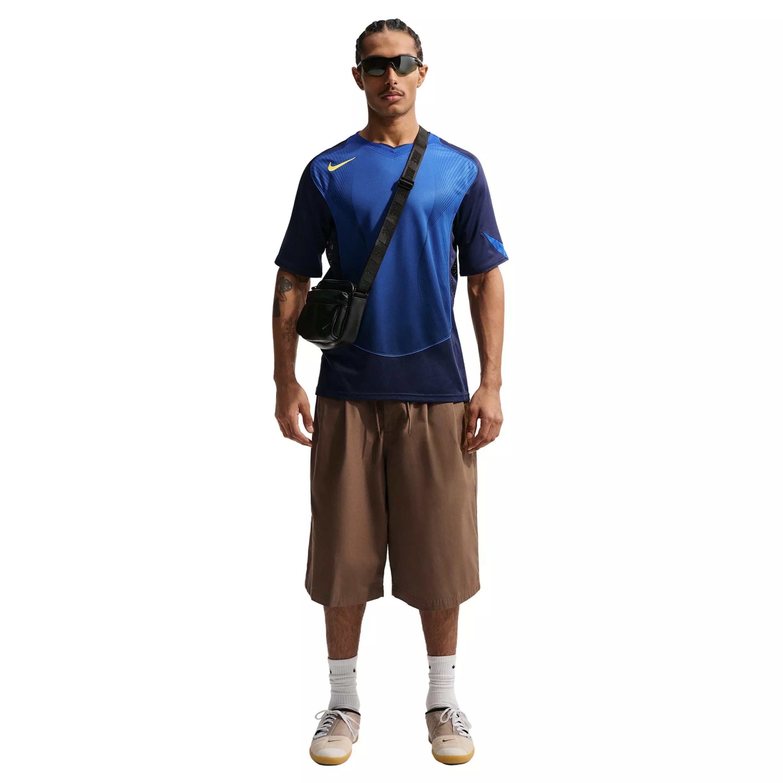 Nike Men's Club Seoul Oversized Shorts - BROWN
