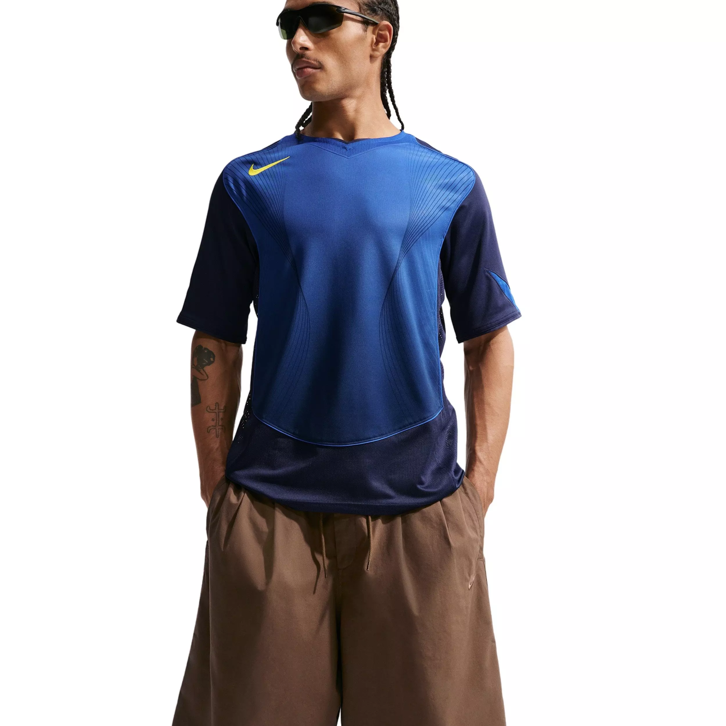 Nike Men's Club Seoul Oversized Shorts - BROWN