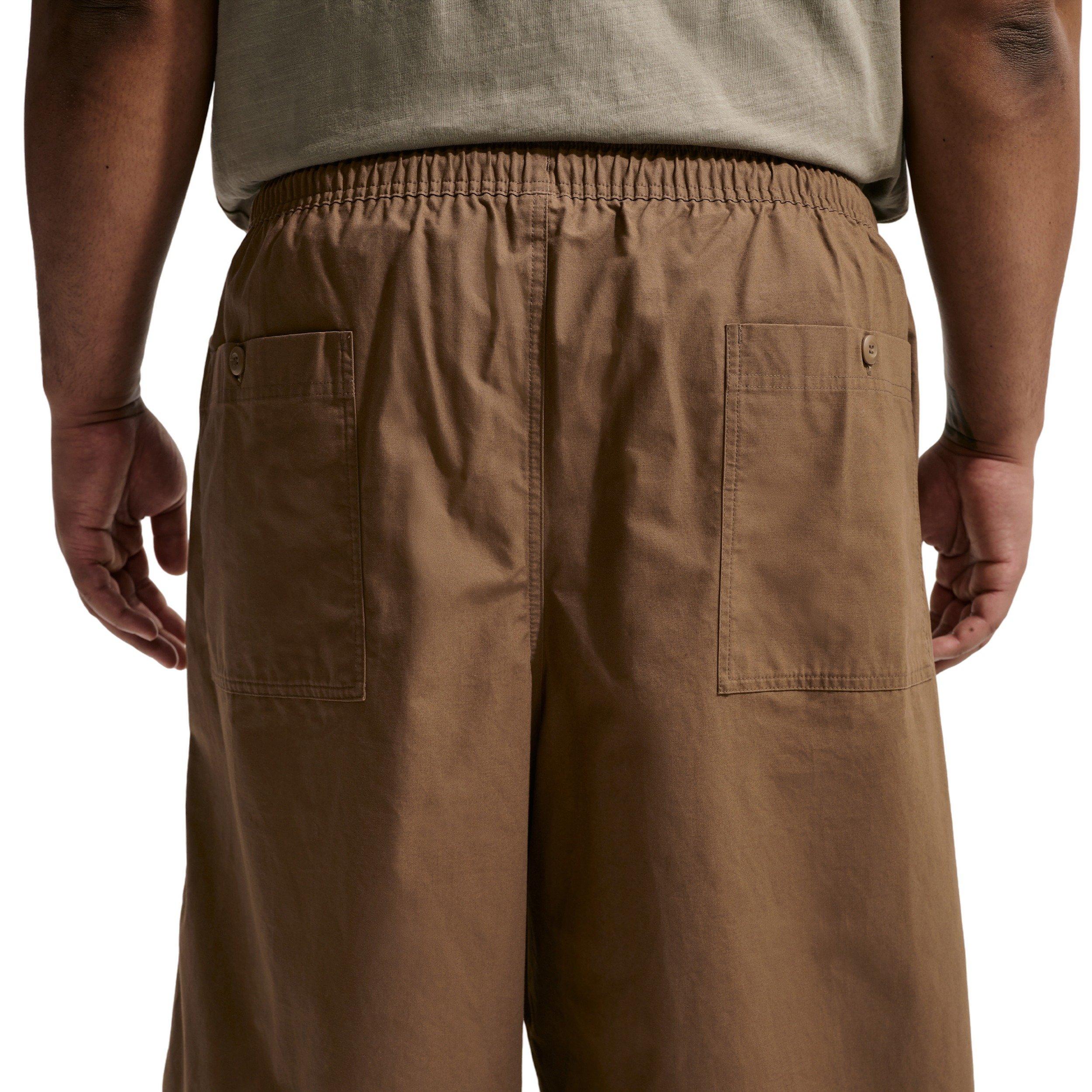 Nike Men's Club Seoul Oversized Shorts - BROWN Thumbnail View 8