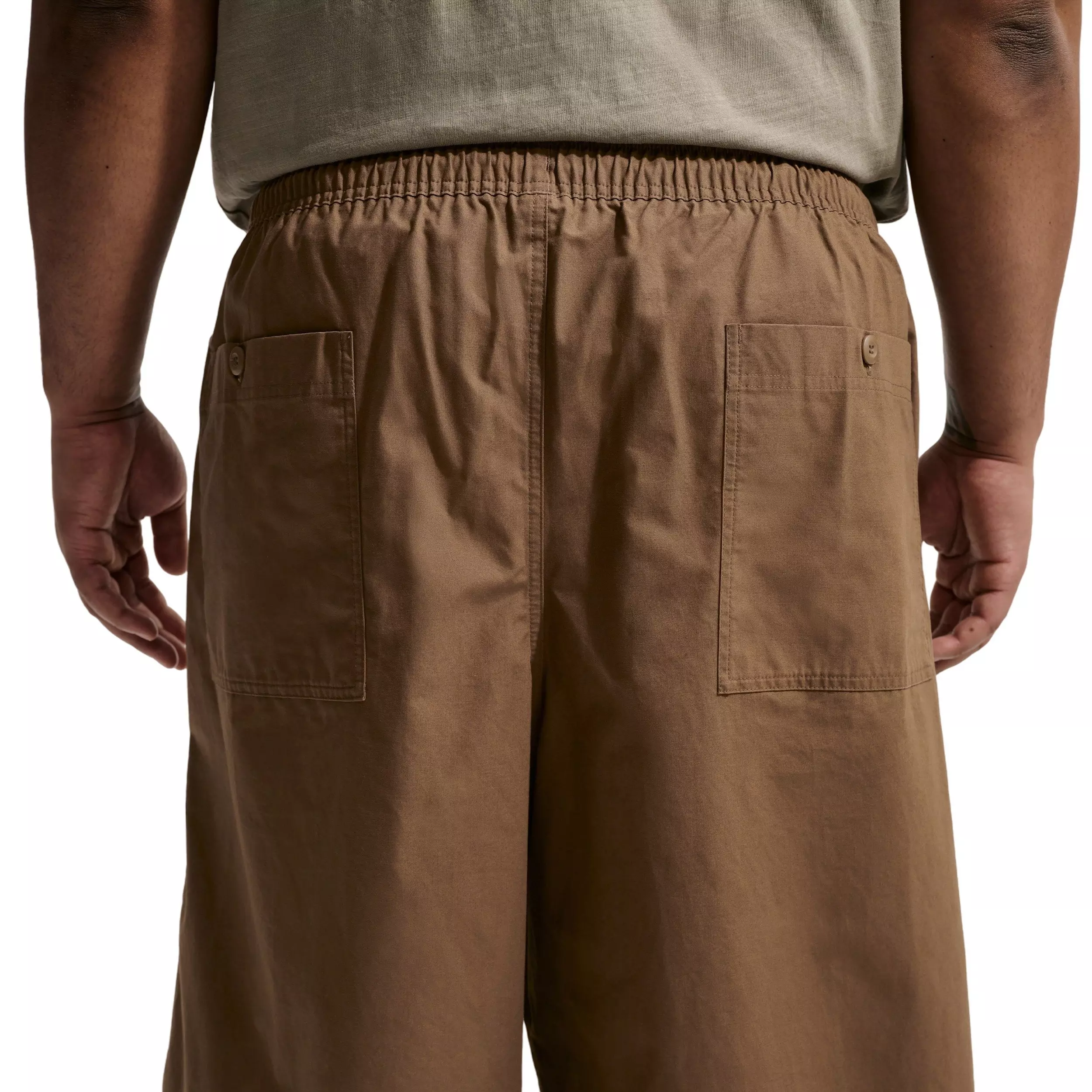 Nike Men's Club Seoul Oversized Shorts - BROWN