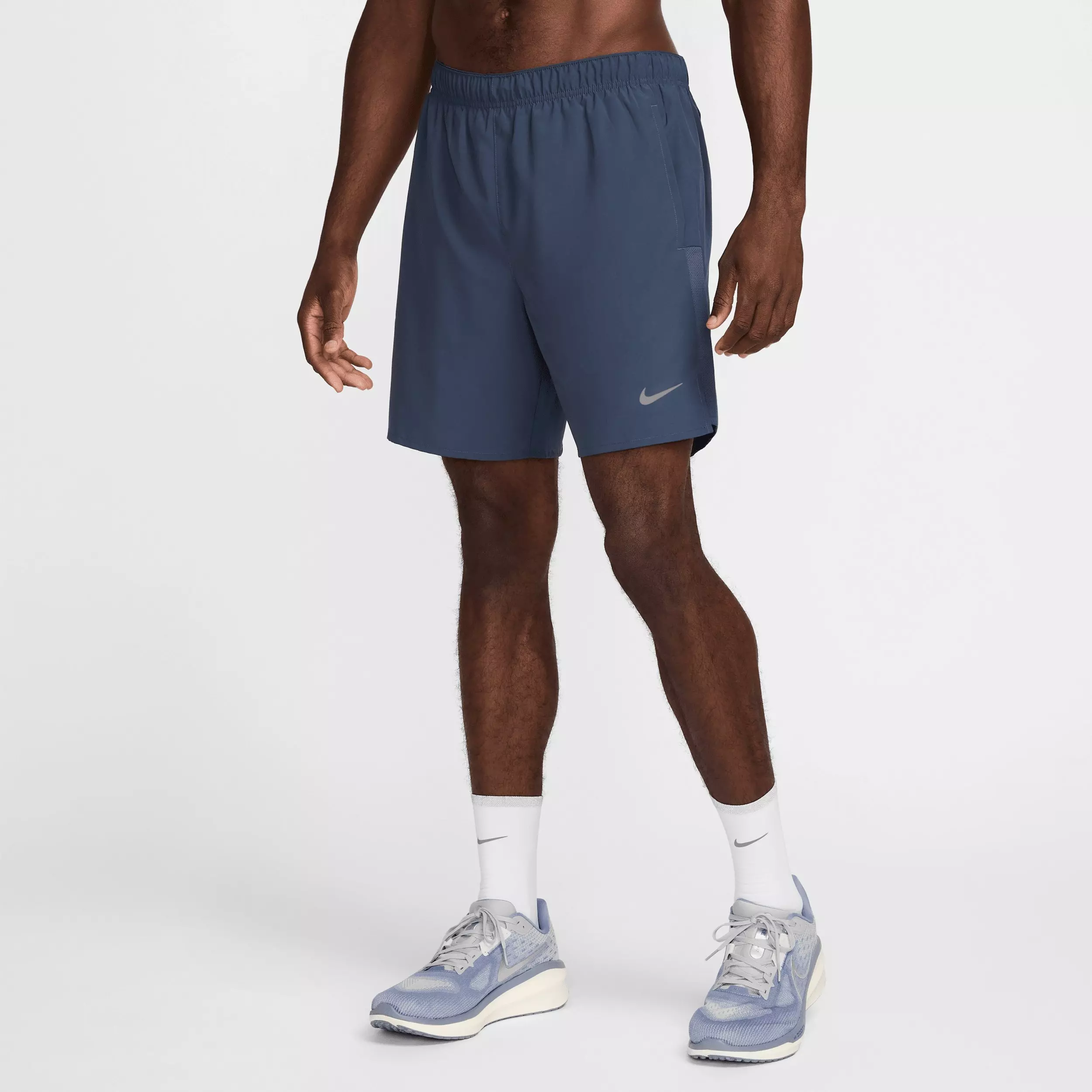 Nike Men's Challenger Dri-FIT 7" 2-in-1 Running Shorts -Blue - BLUE