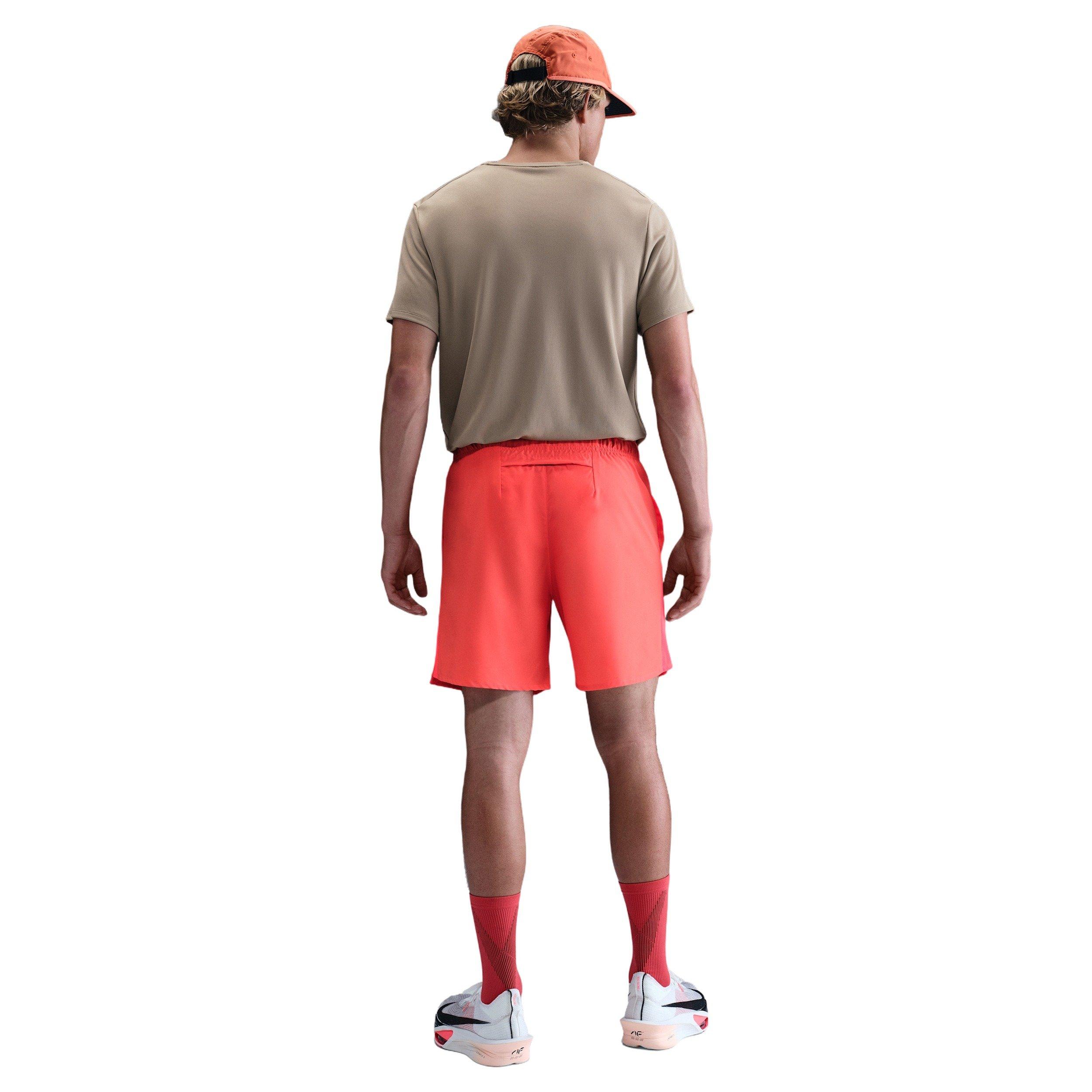 Nike Men's Challenger Dri-FIT 7" Brief-Lined Running Shorts - Red - RED Thumbnail View 2