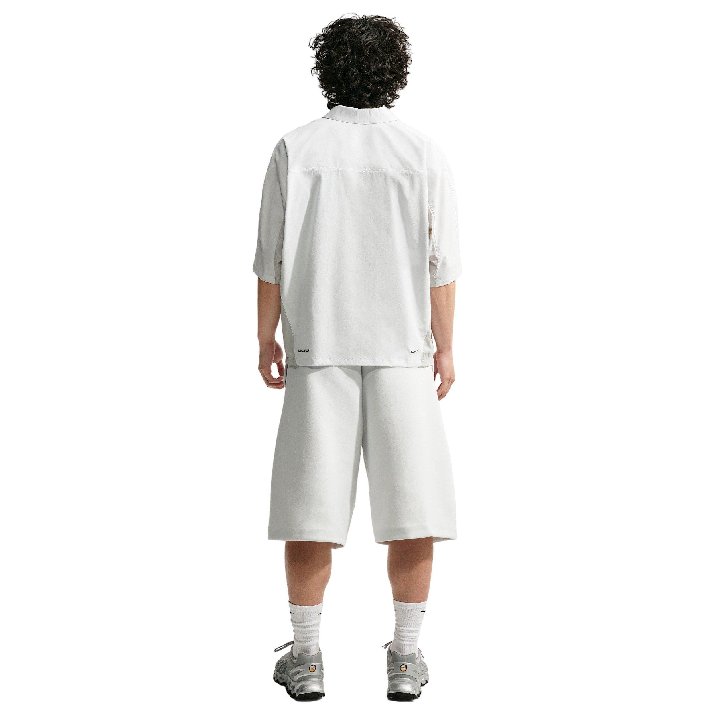 Nike Men's Tech Fleece Oversized Fit Shorts - WHITE