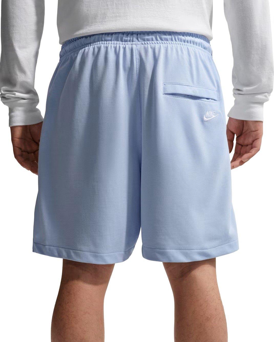 Nike Men's Sportswear Club Knit Flow Shorts - Blue - BLUE Thumbnail View 2