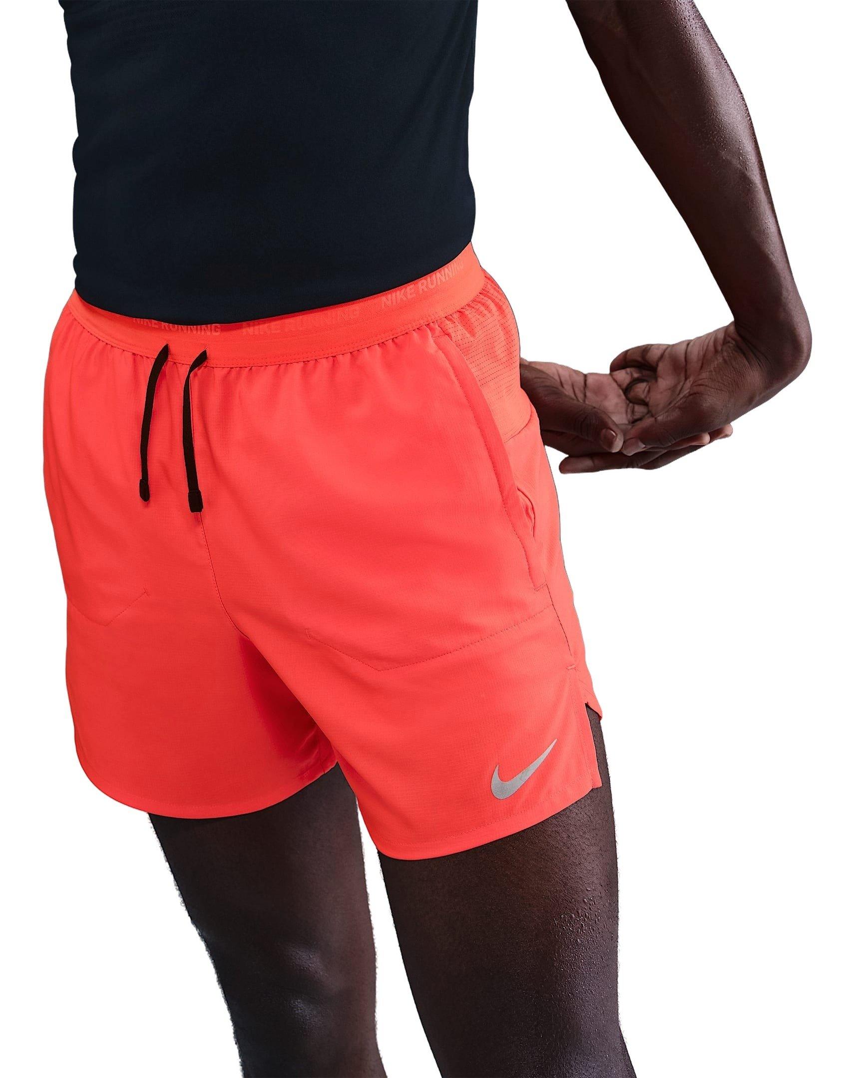 Nike Men's Stride Dri-FIT 5" 2-in-1 Running Shorts -Red - RED Thumbnail View 1