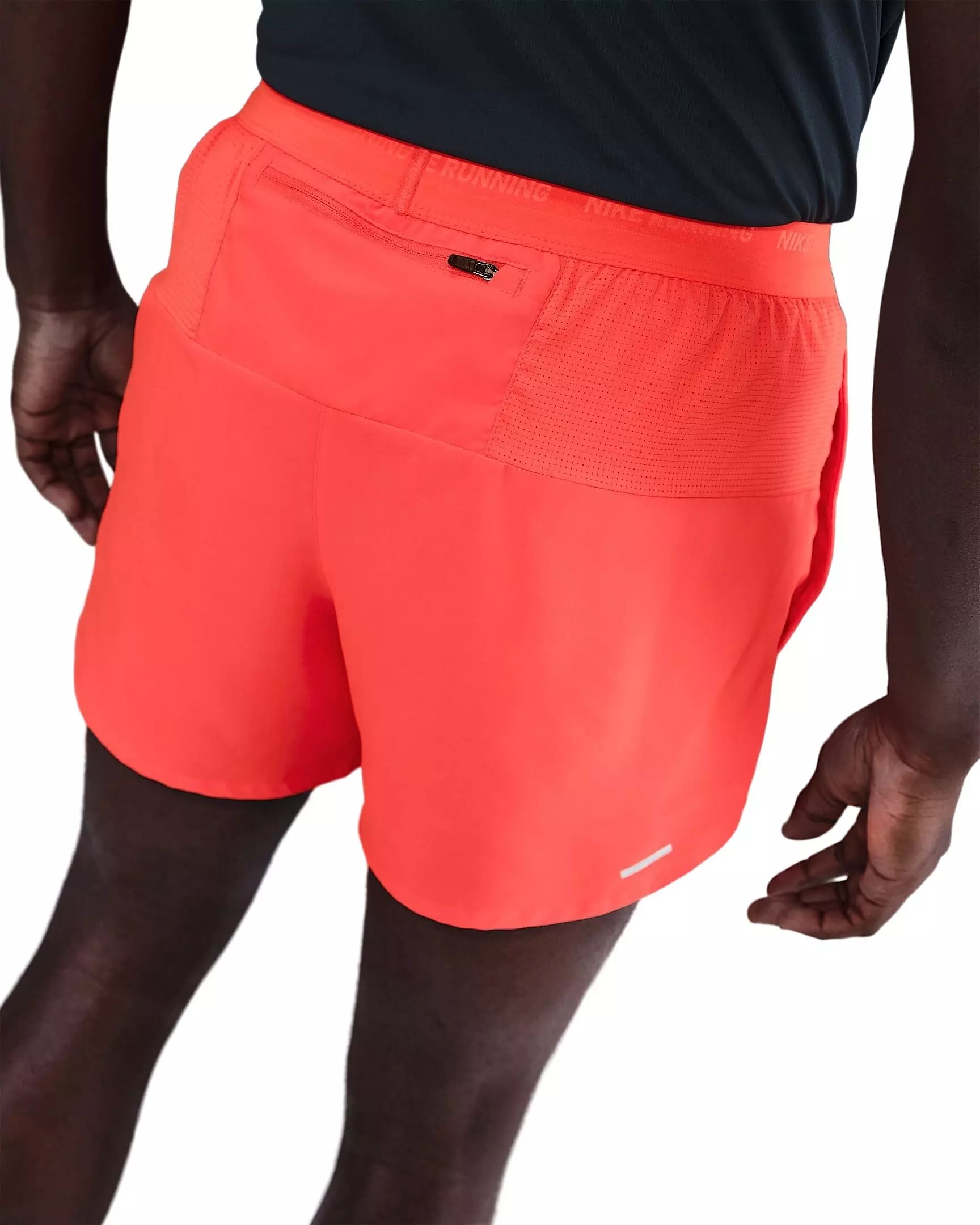 Nike Men's Stride Dri-FIT 5" 2-in-1 Running Shorts - Red - RED