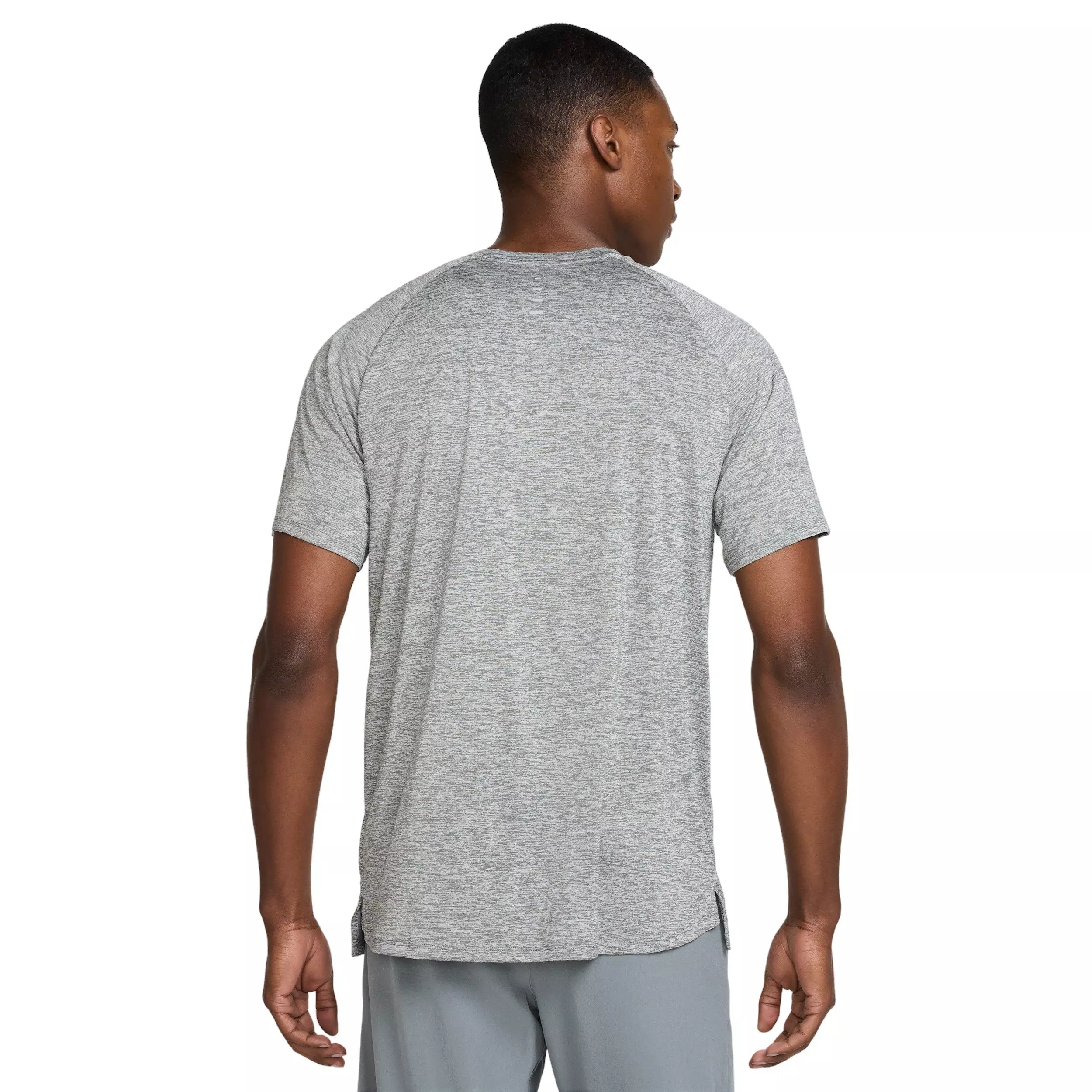 Nike Men's Stride Dri-FIT ADV Short-Sleeve Running Top - GREY