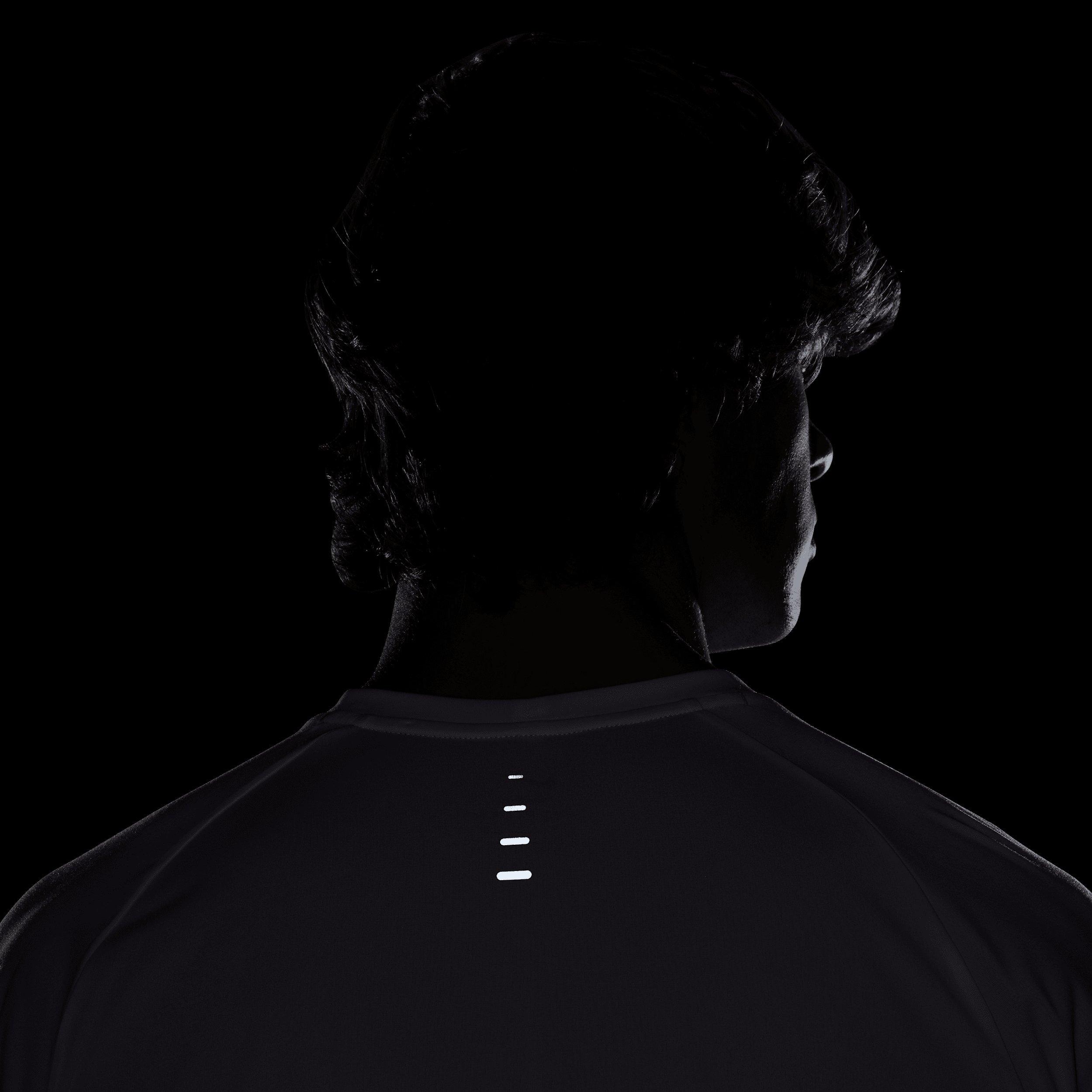 Nike Men's Stride Dri-FIT ADV Short-Sleeve Running Top - WHITE Thumbnail View 8