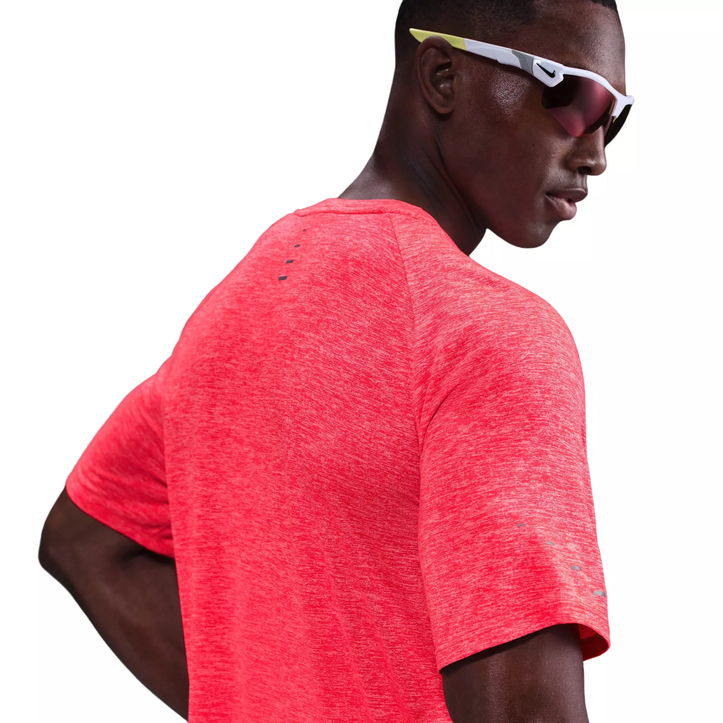 Nike Men's Stride Dri-FIT ADV Short-Sleeve Running Top - RED