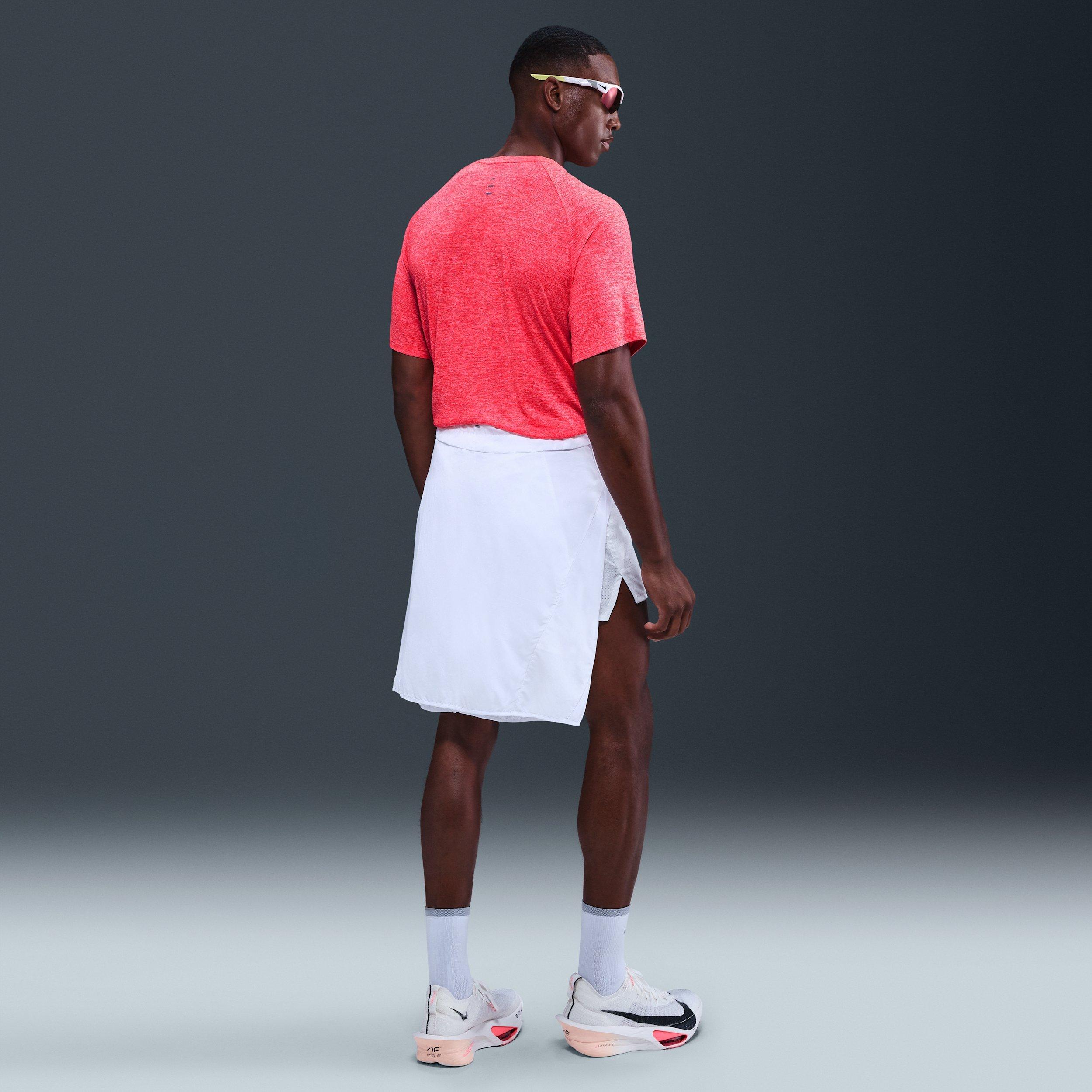 Nike Men's Stride Dri-FIT ADV Short-Sleeve Running Top - RED Thumbnail View 5