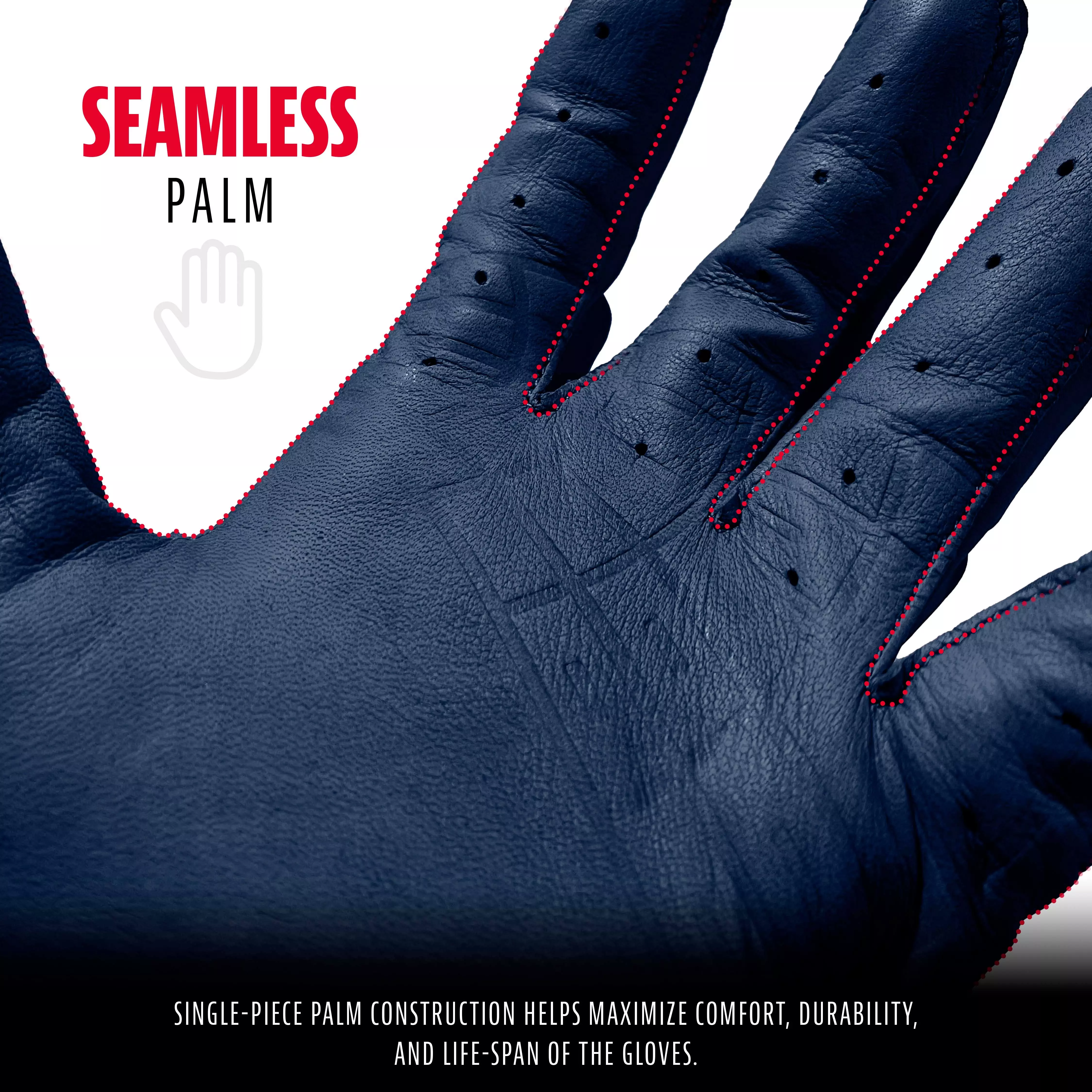 Franklin Sports Chrome Powerstrap Batting Gloves - NAVY