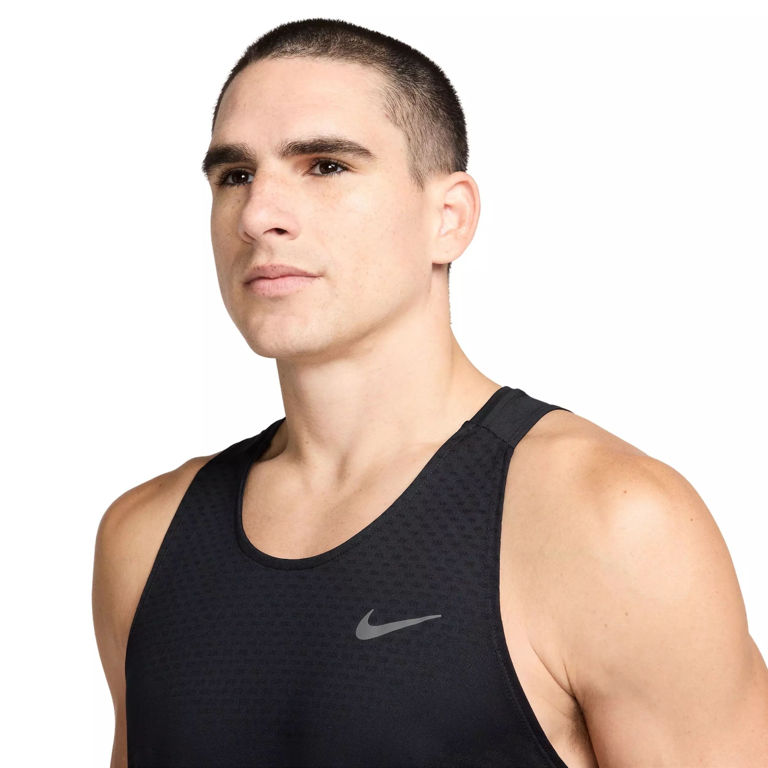 Nike Men's Stride Dri-FIT ADV Running Tank Top - BLACK