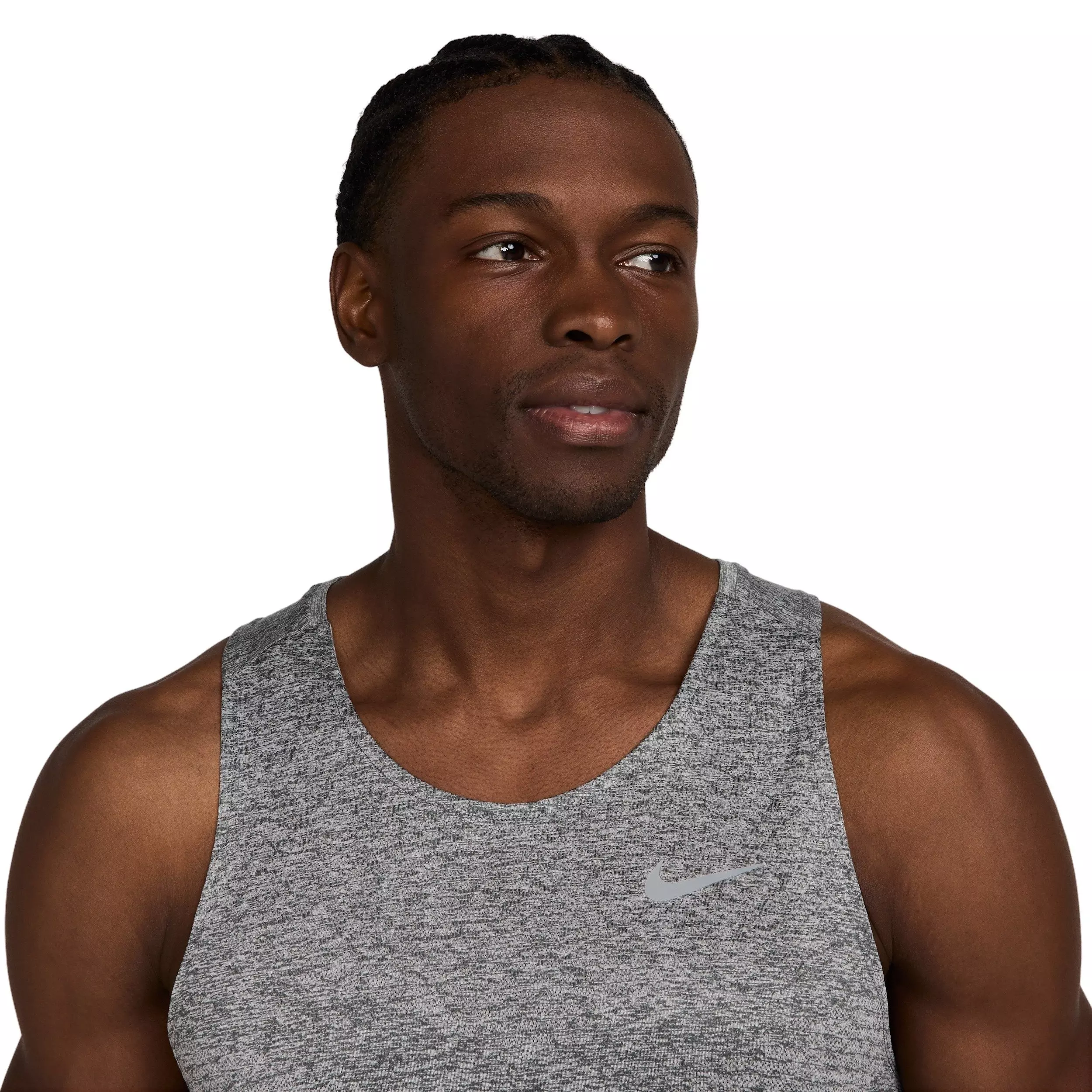 Nike Men's Stride Dri-FIT ADV Running Tank Top - GREY
