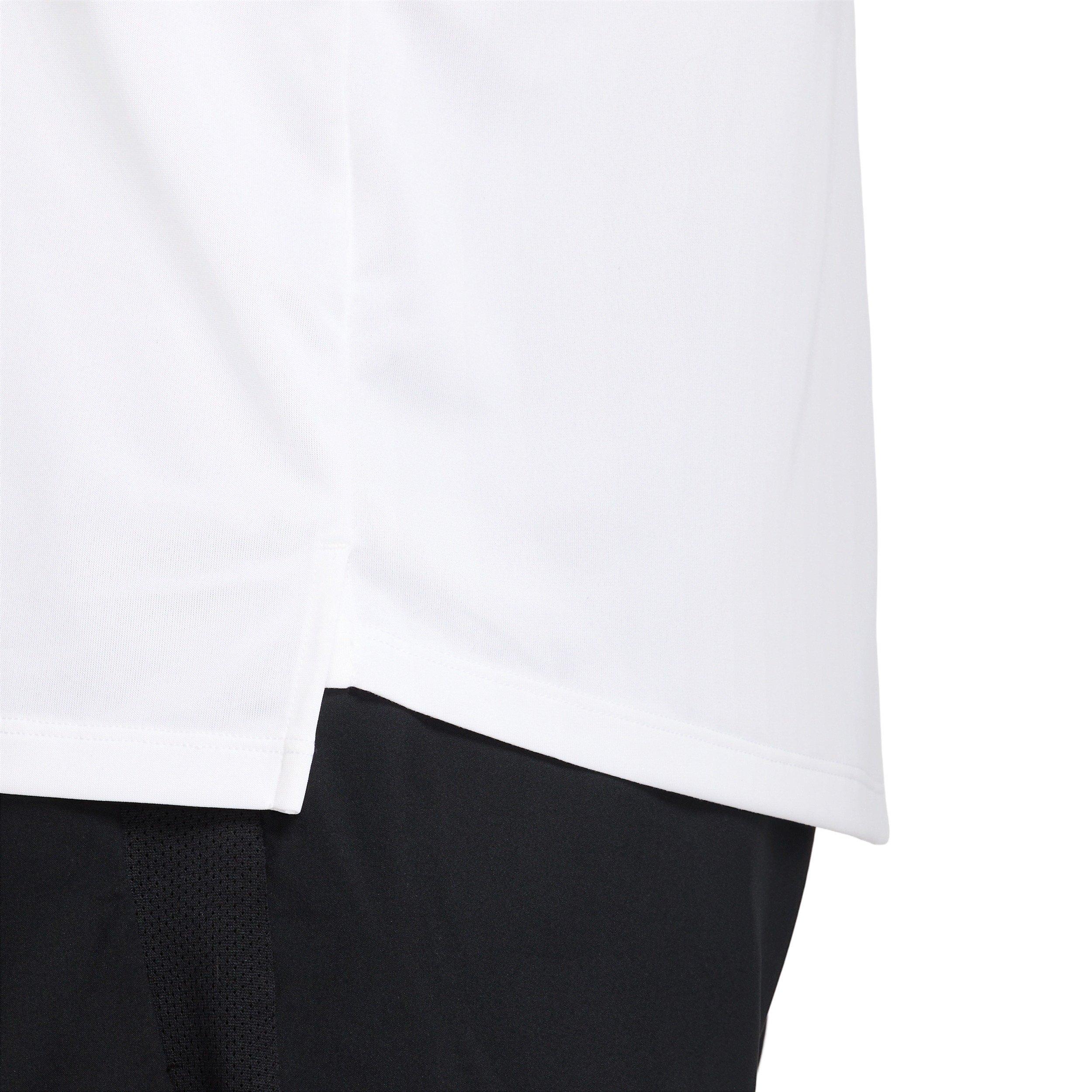 Nike Men's Stride Dri-FIT ADV Running Tank Top - WHITE Thumbnail View 4