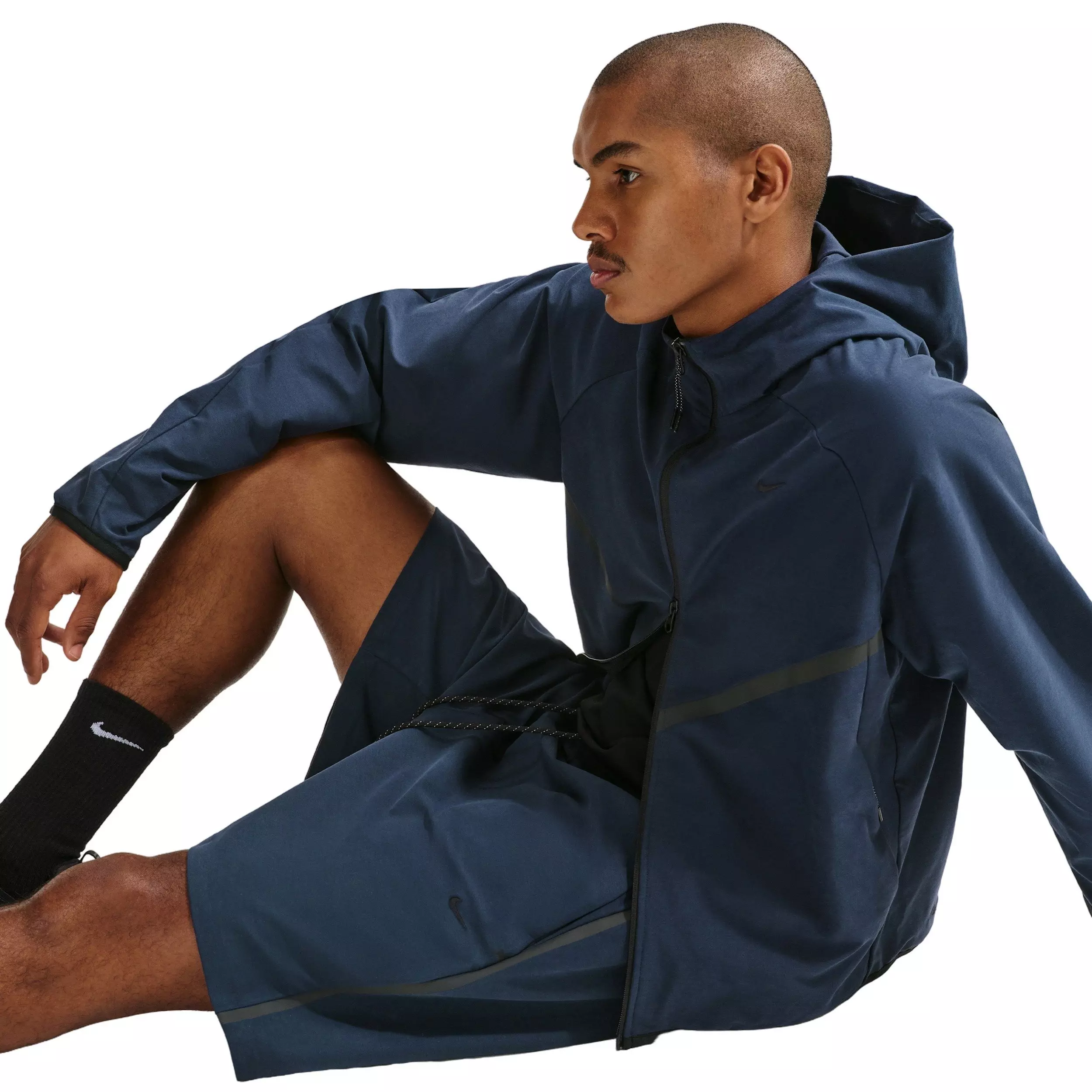 Nike Men's Tech Dri-FIT Shori-Knit Shorts - DK BLUE