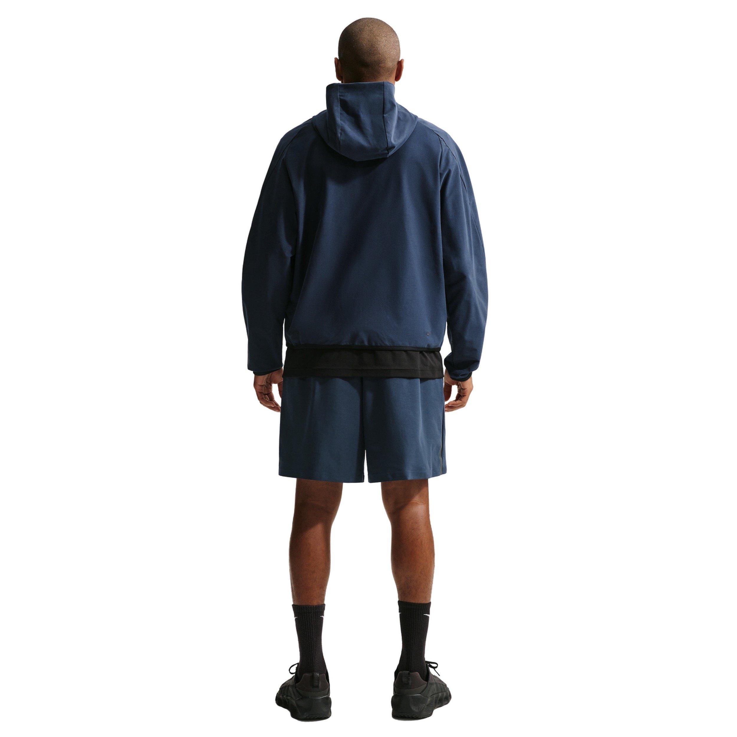 Nike Men's Tech Dri-FIT Shori-Knit Shorts - DK BLUE Thumbnail View 5