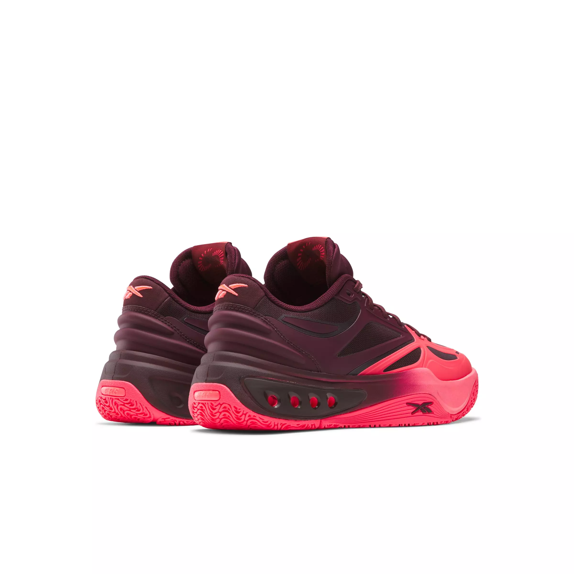 Reebok Engine A "Black Cherry/Pink Blast/Black Cherry" Unisex Basketball Shoe - BLACK CHERRY/PINK/BLACK CHERRY