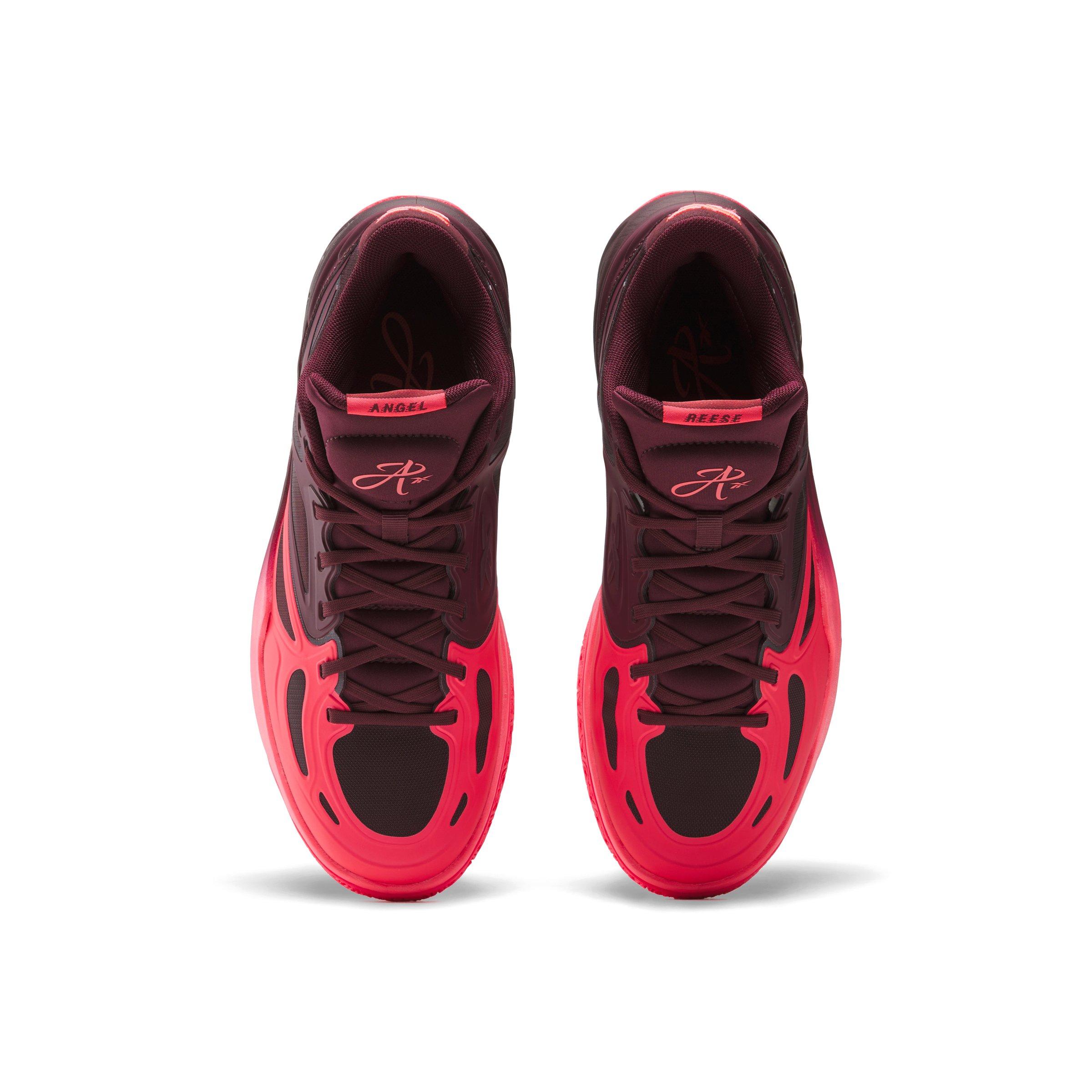 Reebok Engine A "Black Cherry/Pink Blast/Black Cherry" Unisex Basketball Shoe - BLACK CHERRY/PINK/BLACK CHERRY Thumbnail View 4