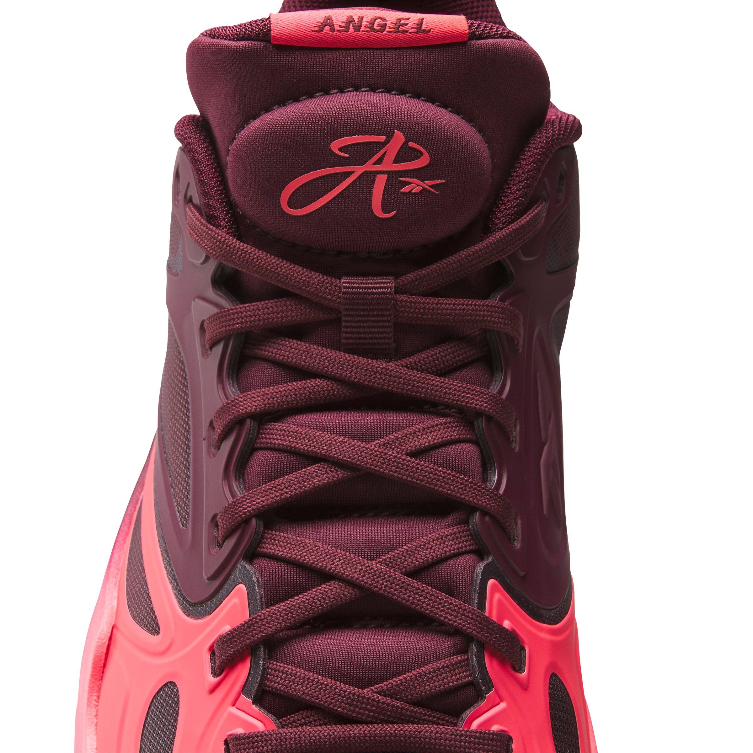 Reebok Engine A "Black Cherry/Pink Blast/Black Cherry" Unisex Basketball Shoe - BLACK CHERRY/PINK/BLACK CHERRY Thumbnail View 6