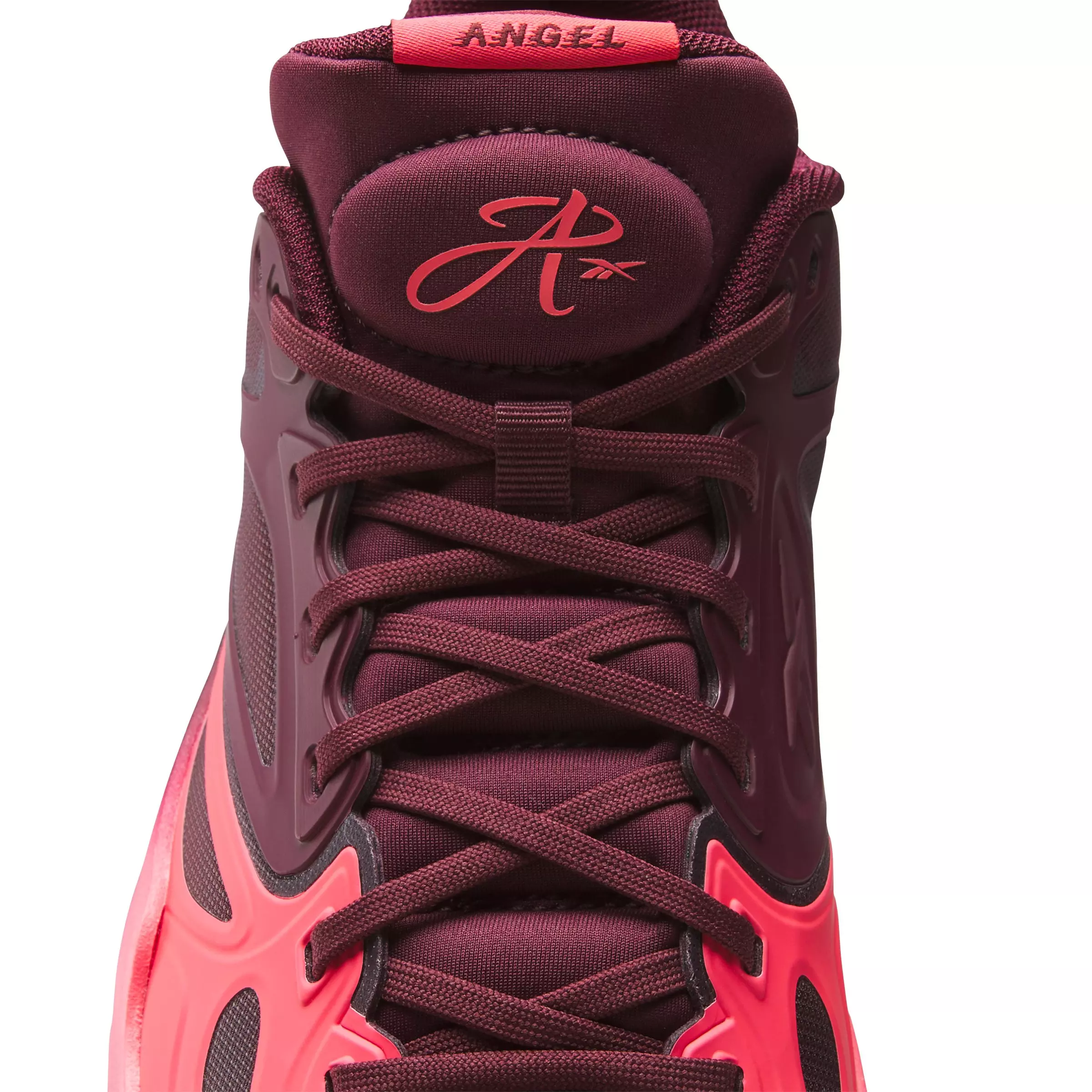 Reebok Engine A "Black Cherry/Pink Blast/Black Cherry" Unisex Basketball Shoe - BLACK CHERRY/PINK/BLACK CHERRY