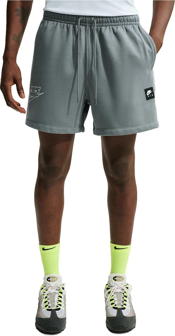 Nike Men's Air BB Fleece Shorts - Grey - GREY Thumbnail View 1