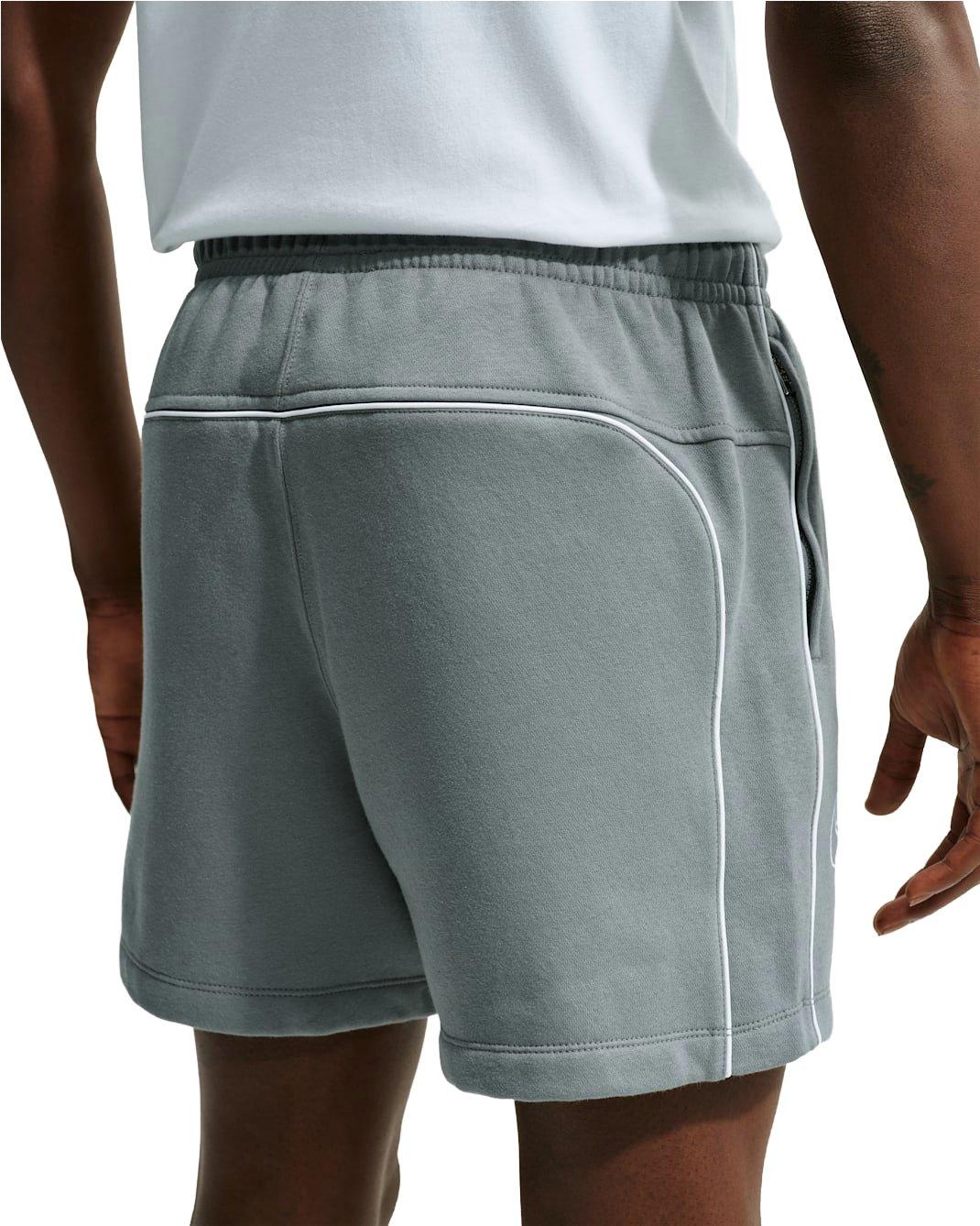 Nike Men's Air BB Fleece Shorts - Grey - GREY Thumbnail View 2