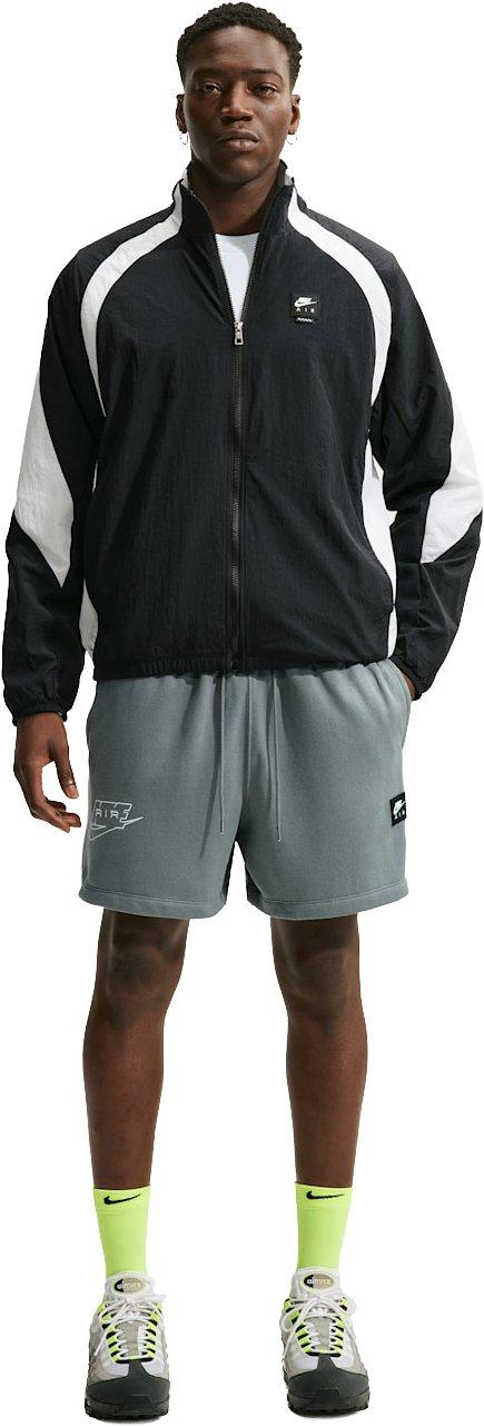 Nike Men's Air BB Fleece Shorts - Grey - GREY Thumbnail View 4