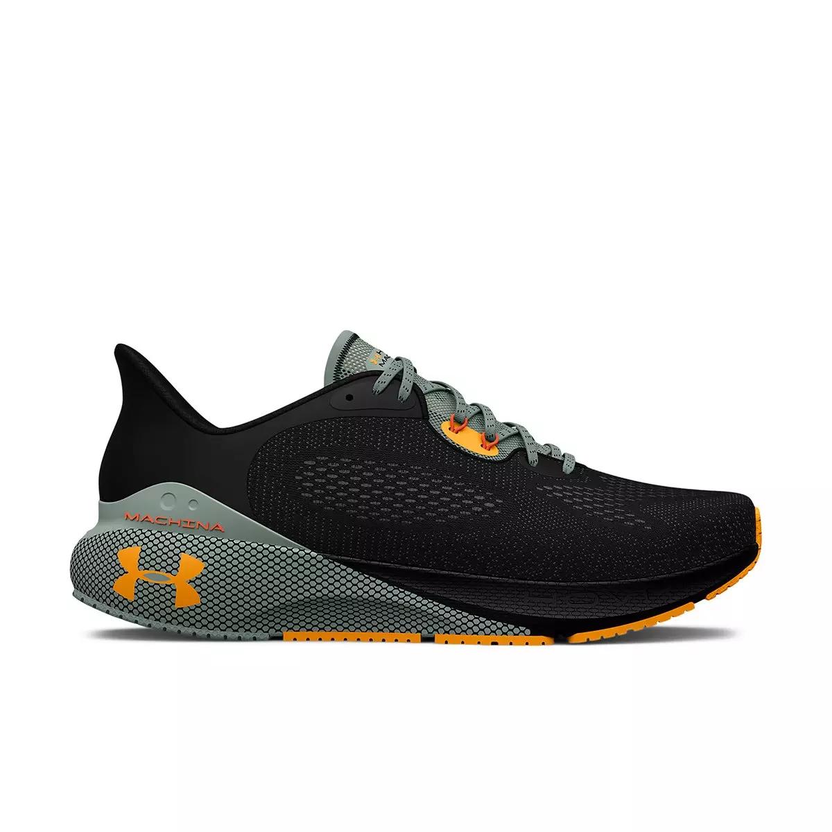 Under Armour HOVR Machina 3 Black/Green/Yellow Men's Running Shoe -  Hibbett