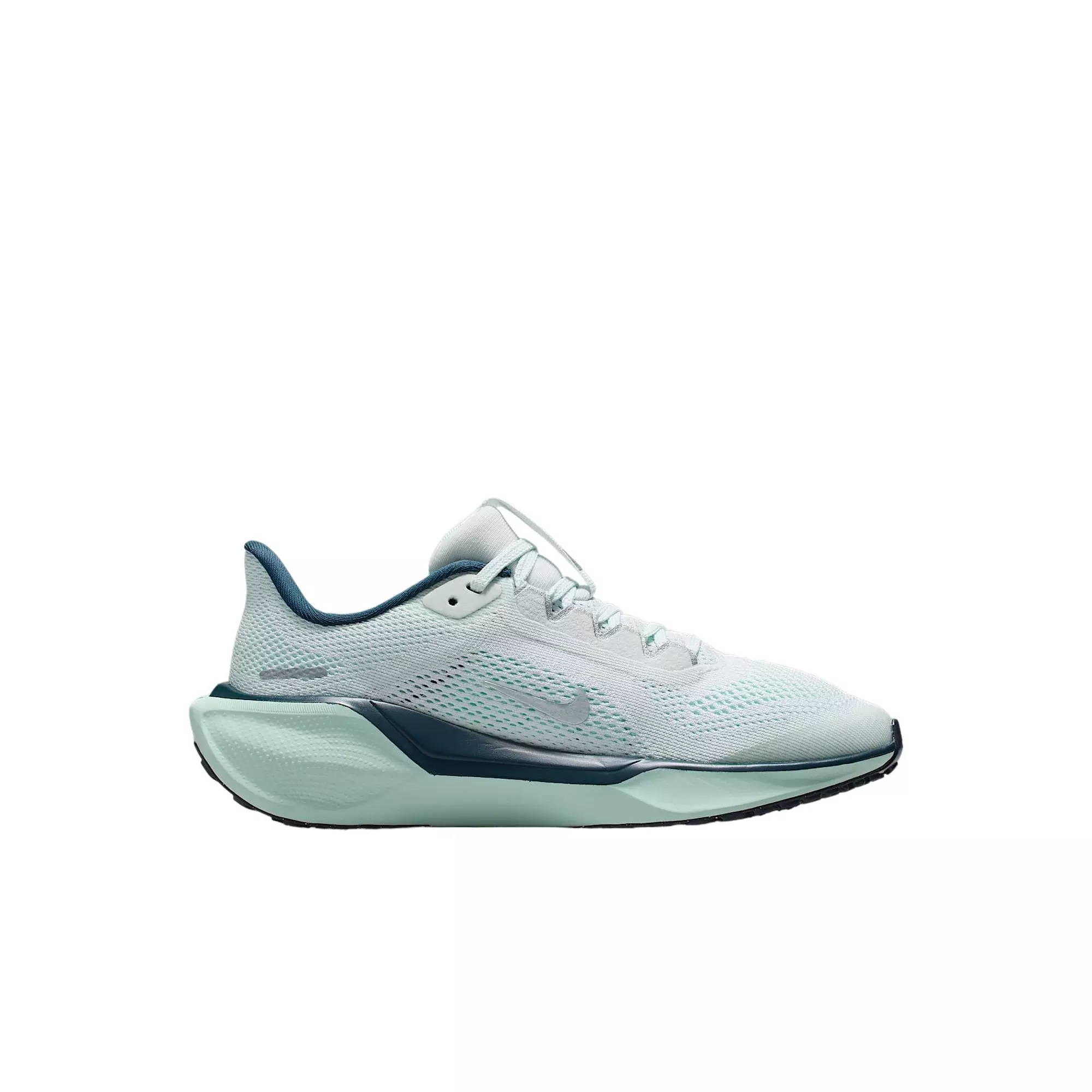 Nike Pegasus 41 "Ghost Aqua/Mint Foam/Armory Navy/Metallic Silver" Preschool Girls' Running Shoe - AQUA/MINT/NAVY/SILVER