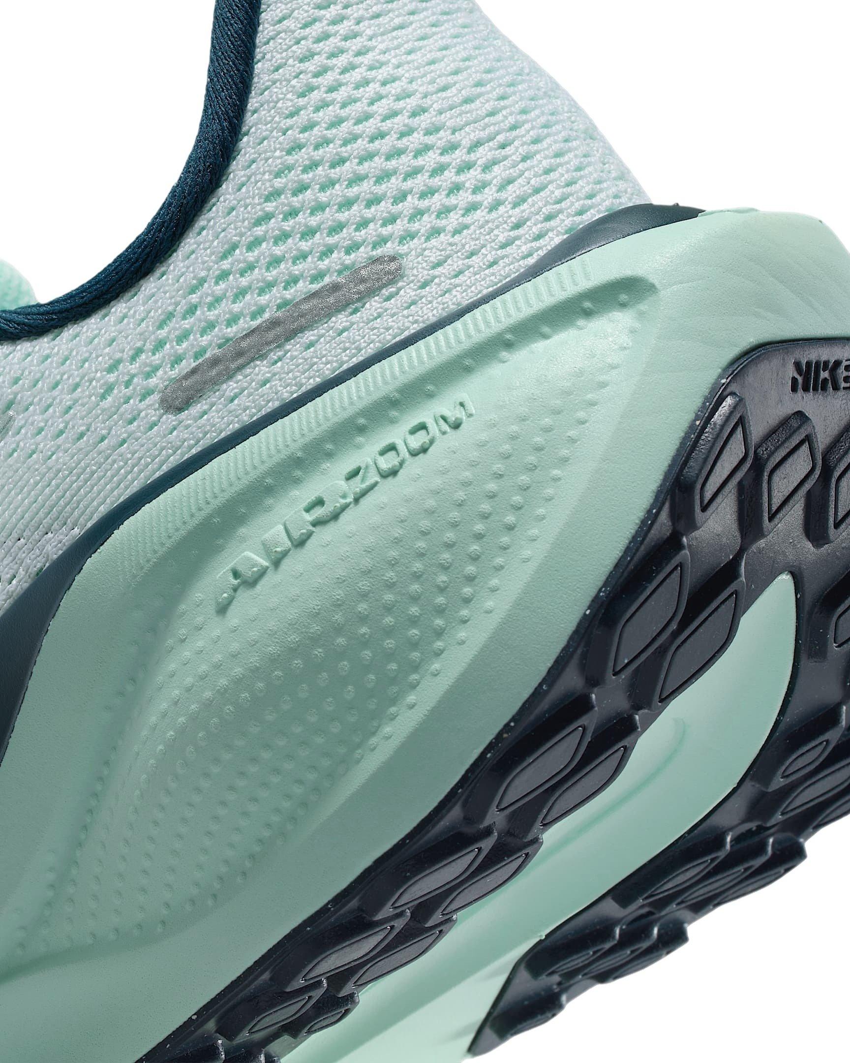 Nike Pegasus 41 Preschool Girls' "Ghost Aqua/Mint Foam/Armory Navy/Metallic Silver" Running Shoe