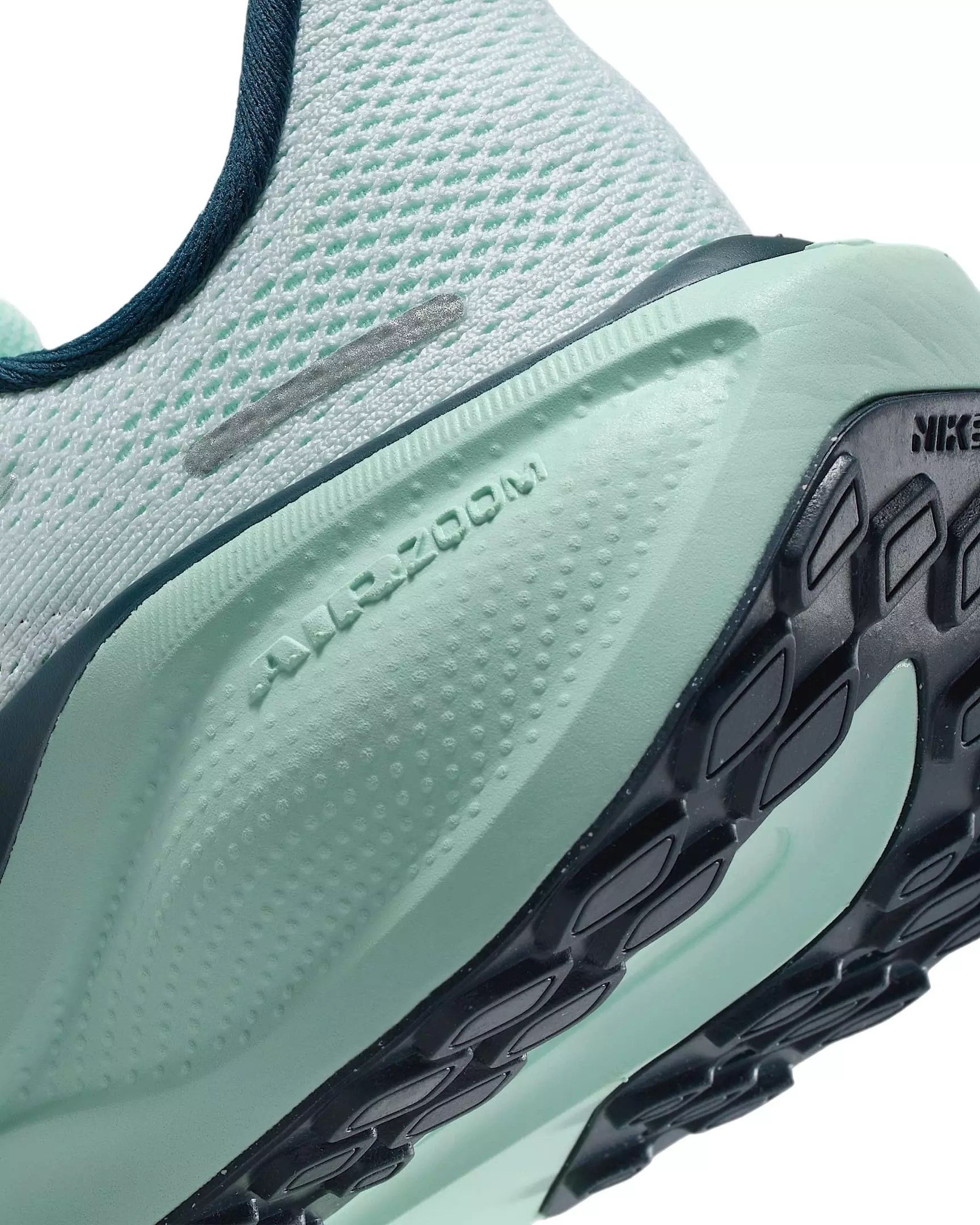 Nike Pegasus 41 "Ghost Aqua/Mint Foam/Armory Navy/Metallic Silver" Preschool Girls' Running Shoe - AQUA/MINT/NAVY/SILVER