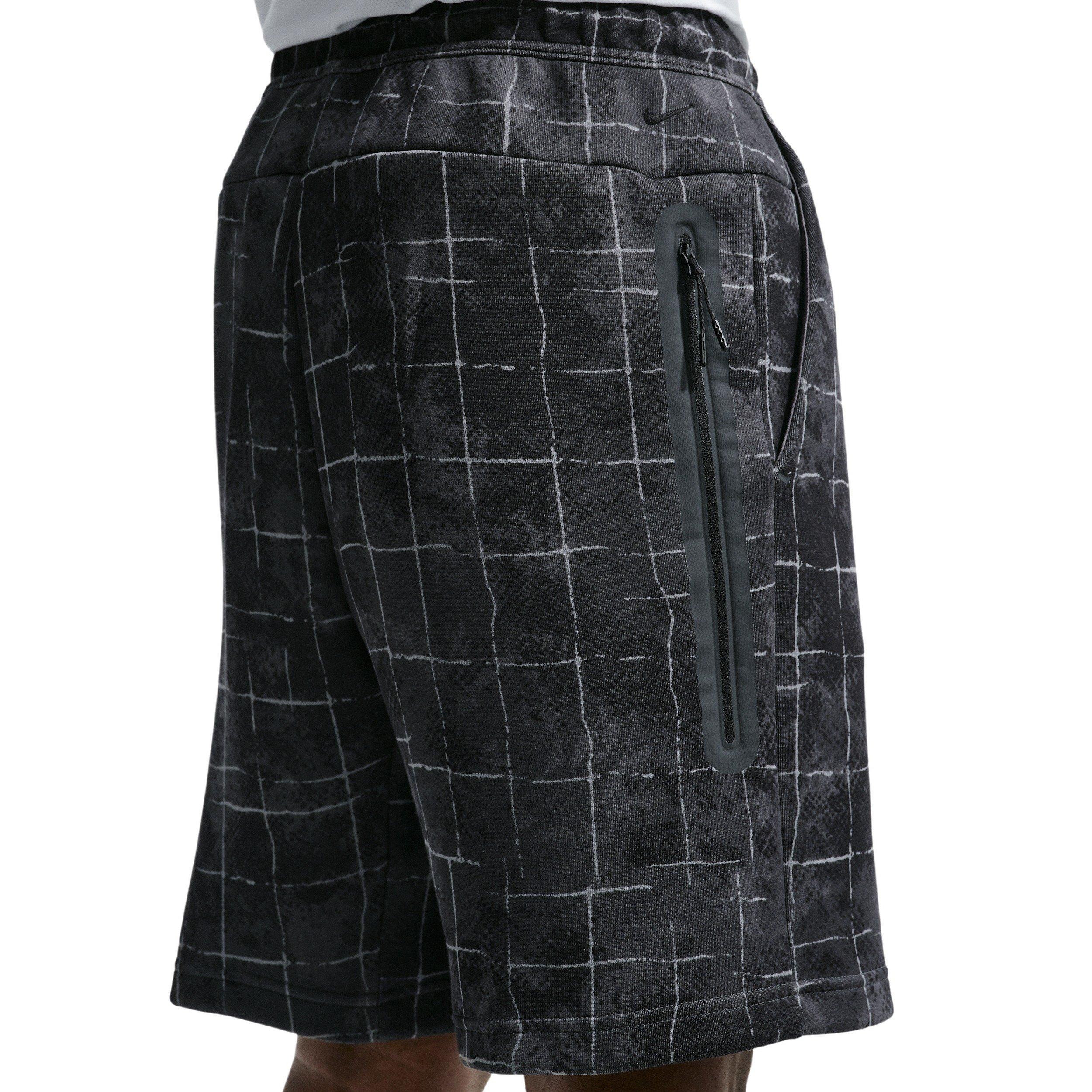 Nike Men's Tech Fleece Shorts - Grey/Black - GREY/BLACK Thumbnail View 2