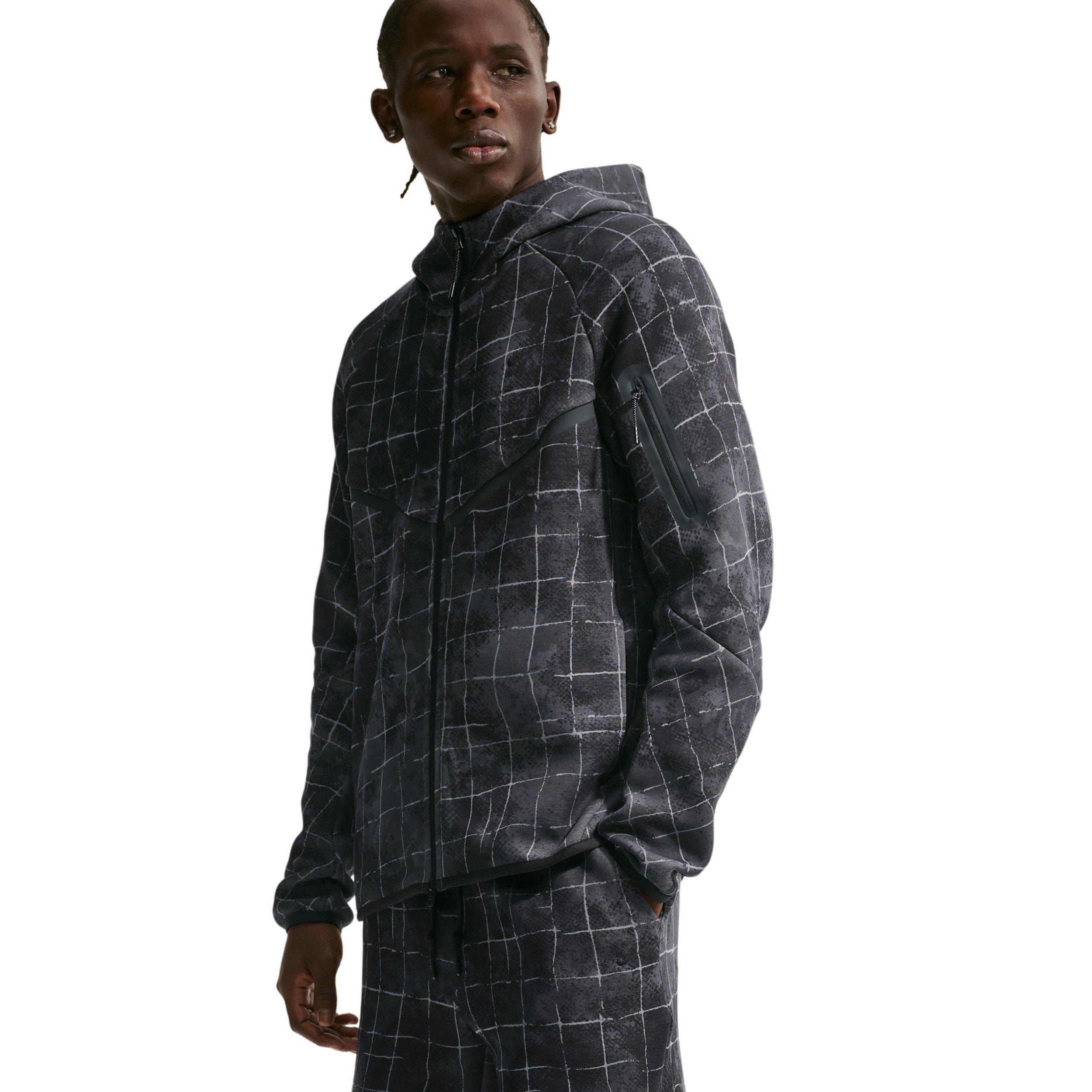 Nike Men's Tech Fleece Shorts - Grey/Black - GREY/BLACK Thumbnail View 4