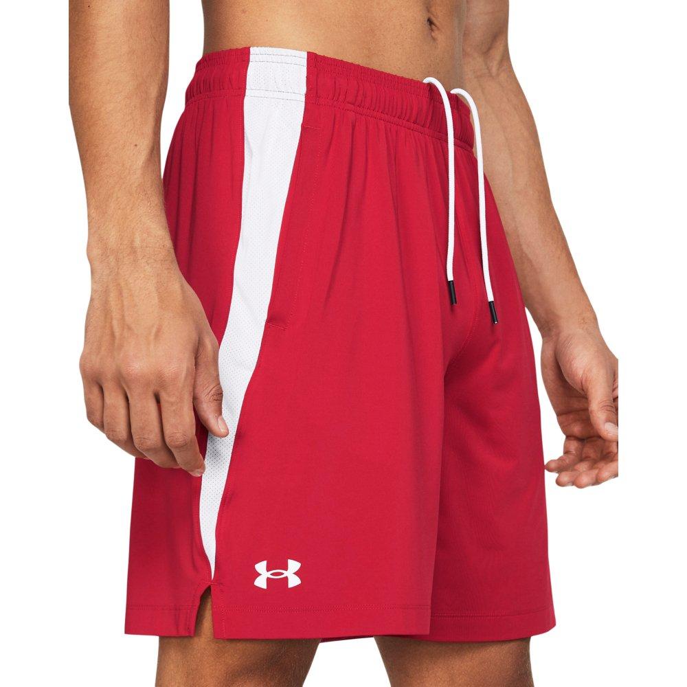 Under Armour Men's Tech Vent Shorts - RED Thumbnail View 3