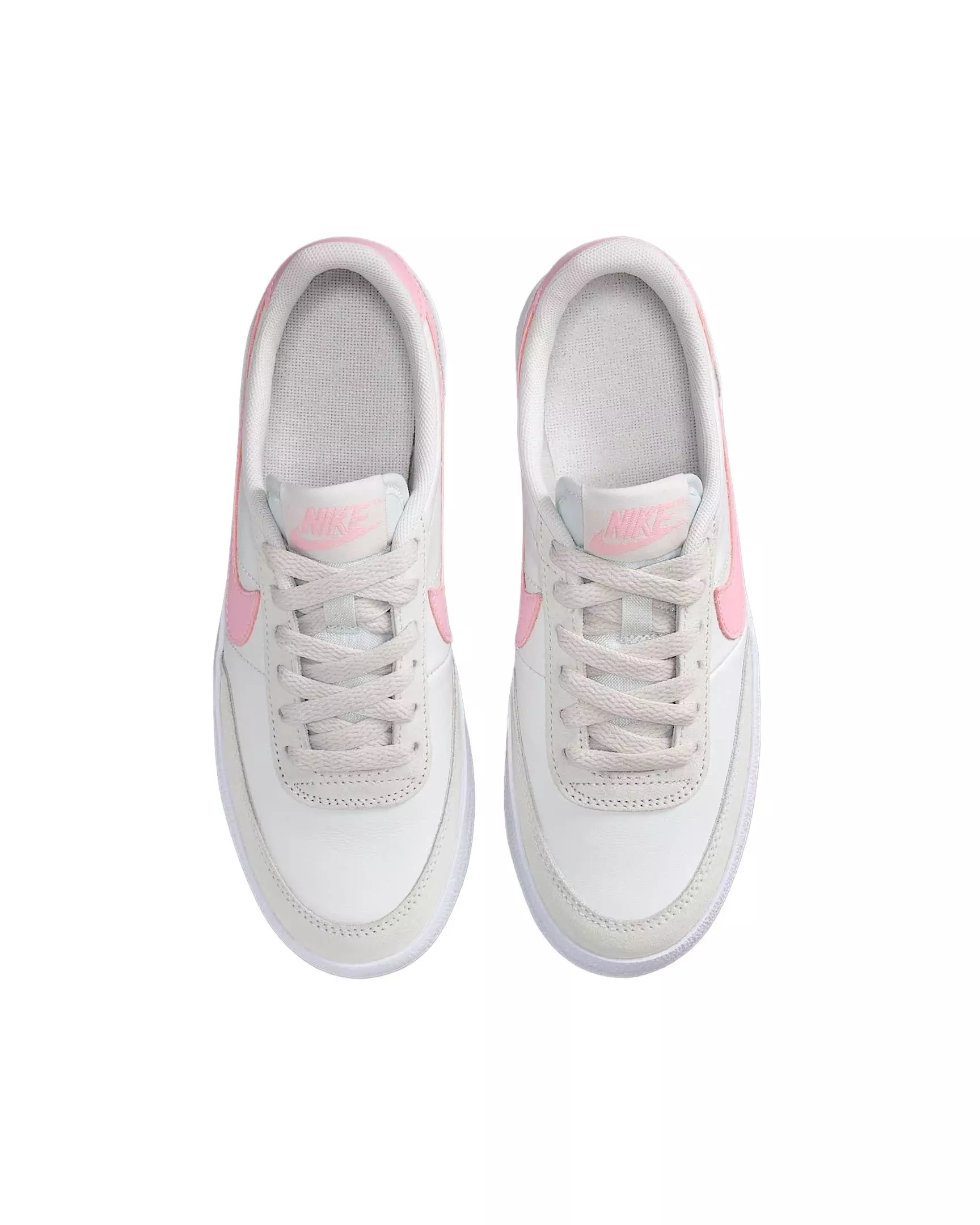 Nike Killshot 2 "Summit White/Platinum Tint/Medium Soft Pink" Preschool Girls' Shoe - WHITE/PLATINUM/MD PINK