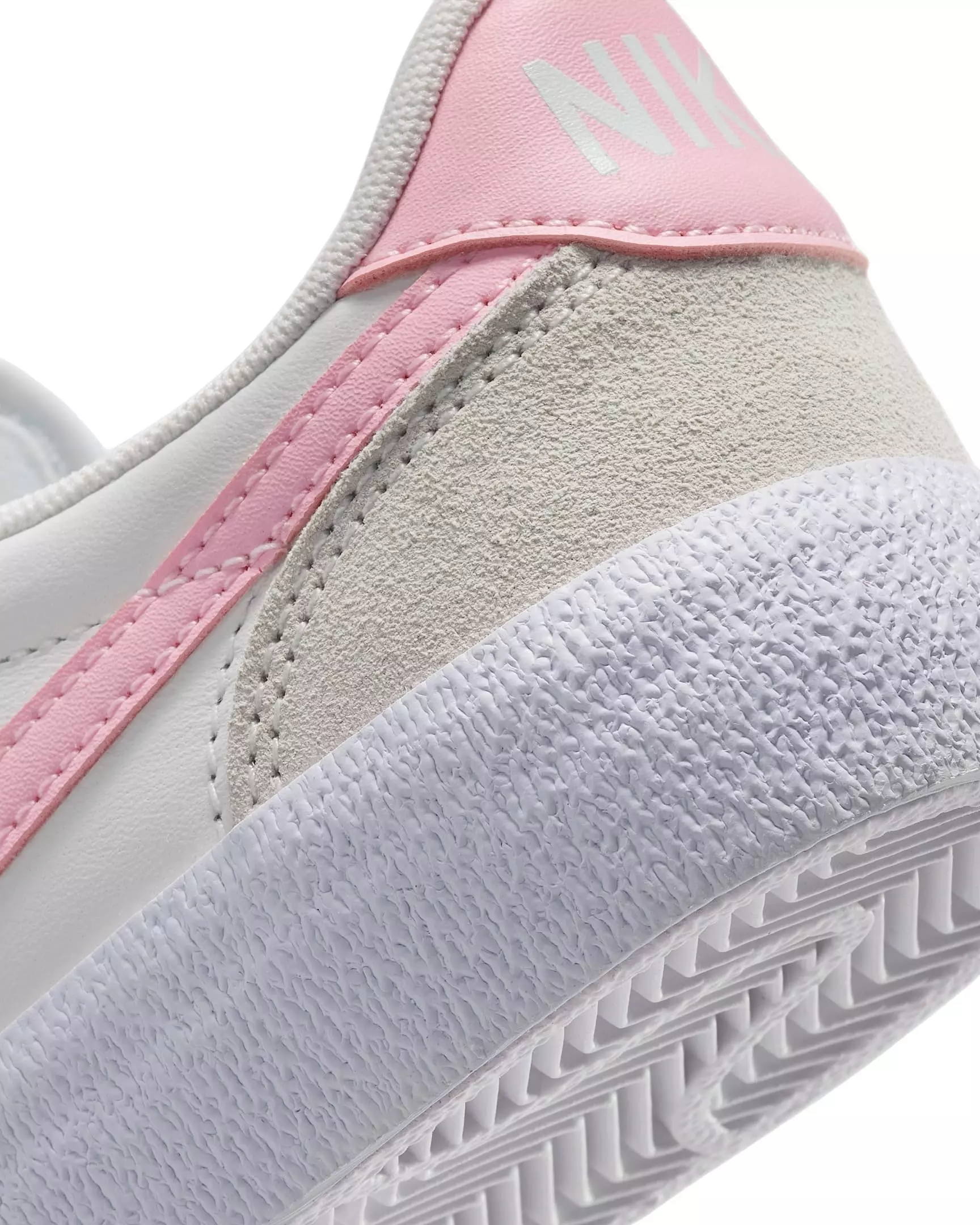 Nike Killshot 2 "Summit White/Platinum Tint/Medium Soft Pink" Preschool Girls' Shoe - WHITE/PLATINUM/MD PINK