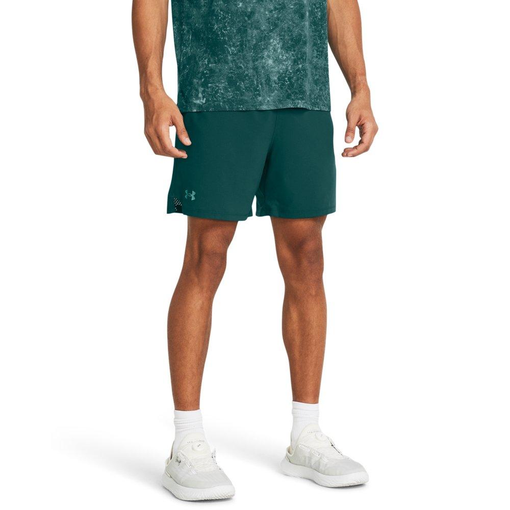 Under Armour Men's Vanish Woven 6" Shorts - TEAL/TURQUOISE Thumbnail View 1