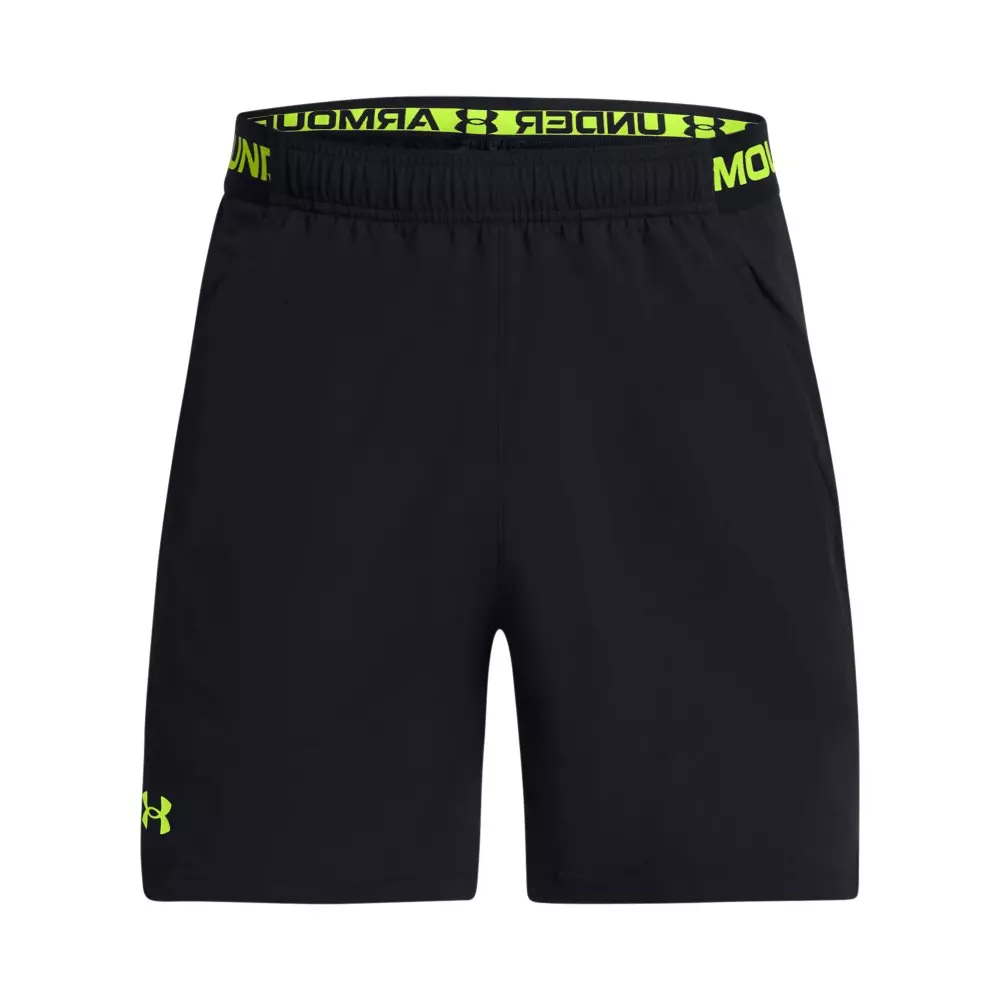 Under Armour Men's Vanish Woven 6" Shorts - BLACK/HIGH YELLOW