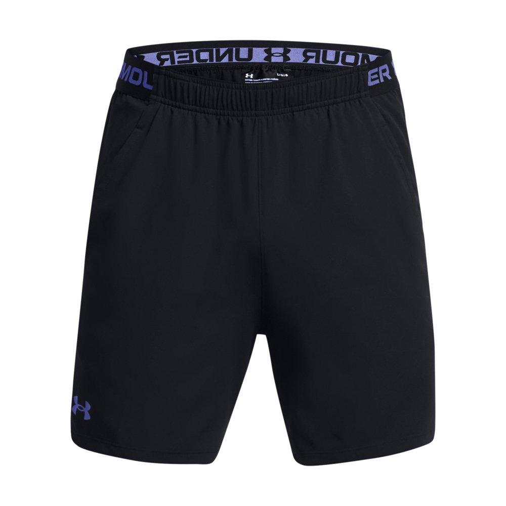 Under Armour Men's Vanish Woven 6" Shorts - BLACK/PURPLE Thumbnail View 5
